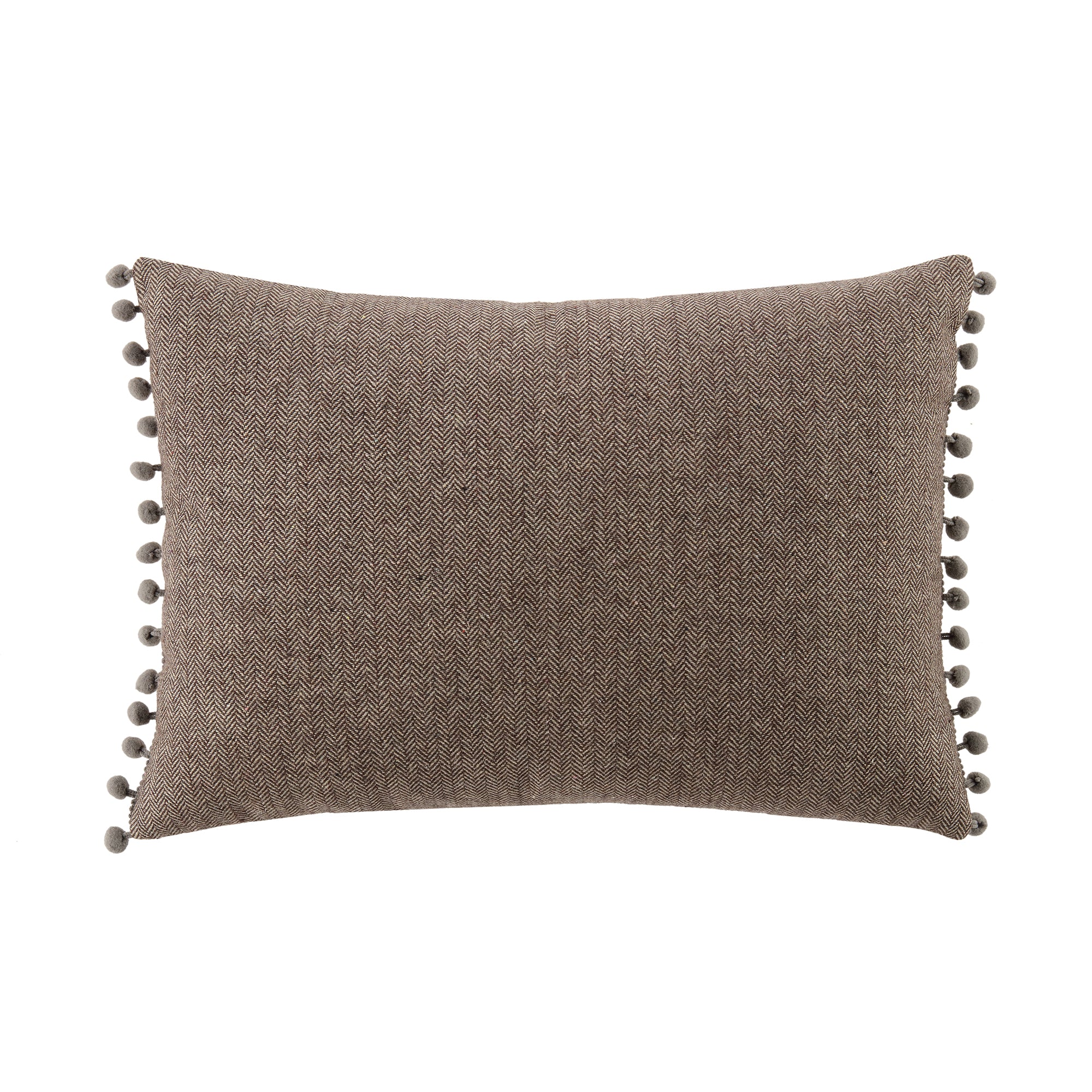 Country Collection Robin Repeat Embroidered Linen Blend Cushion - Image 4