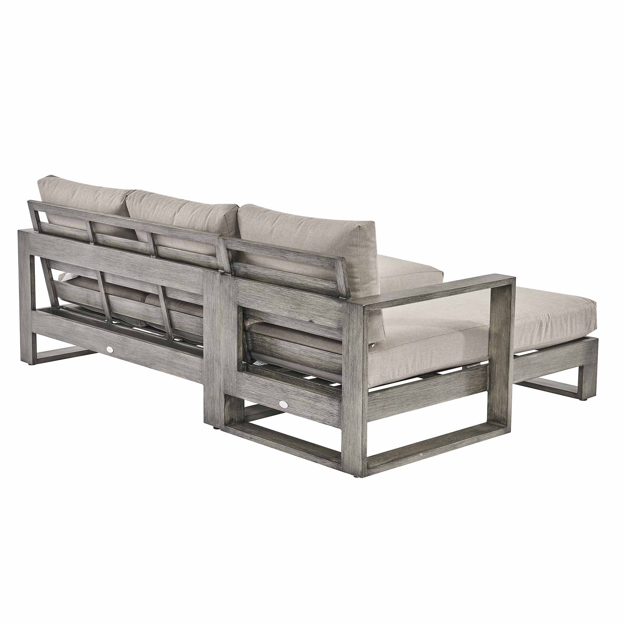 Cover for Montrose Aluminium Outdoor Sofa Set with Chaise - Image 2