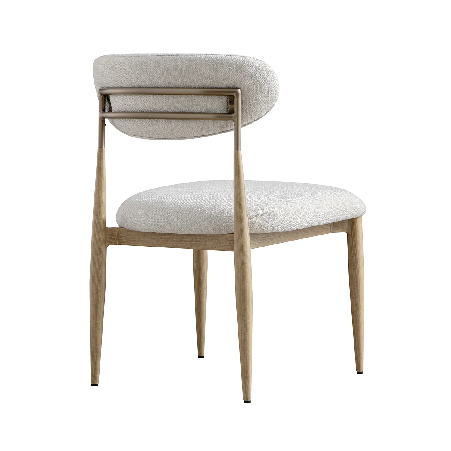 Dagmar Set of 2 Dining Chairs, Ivory Weave | Natural Frame - Image 13