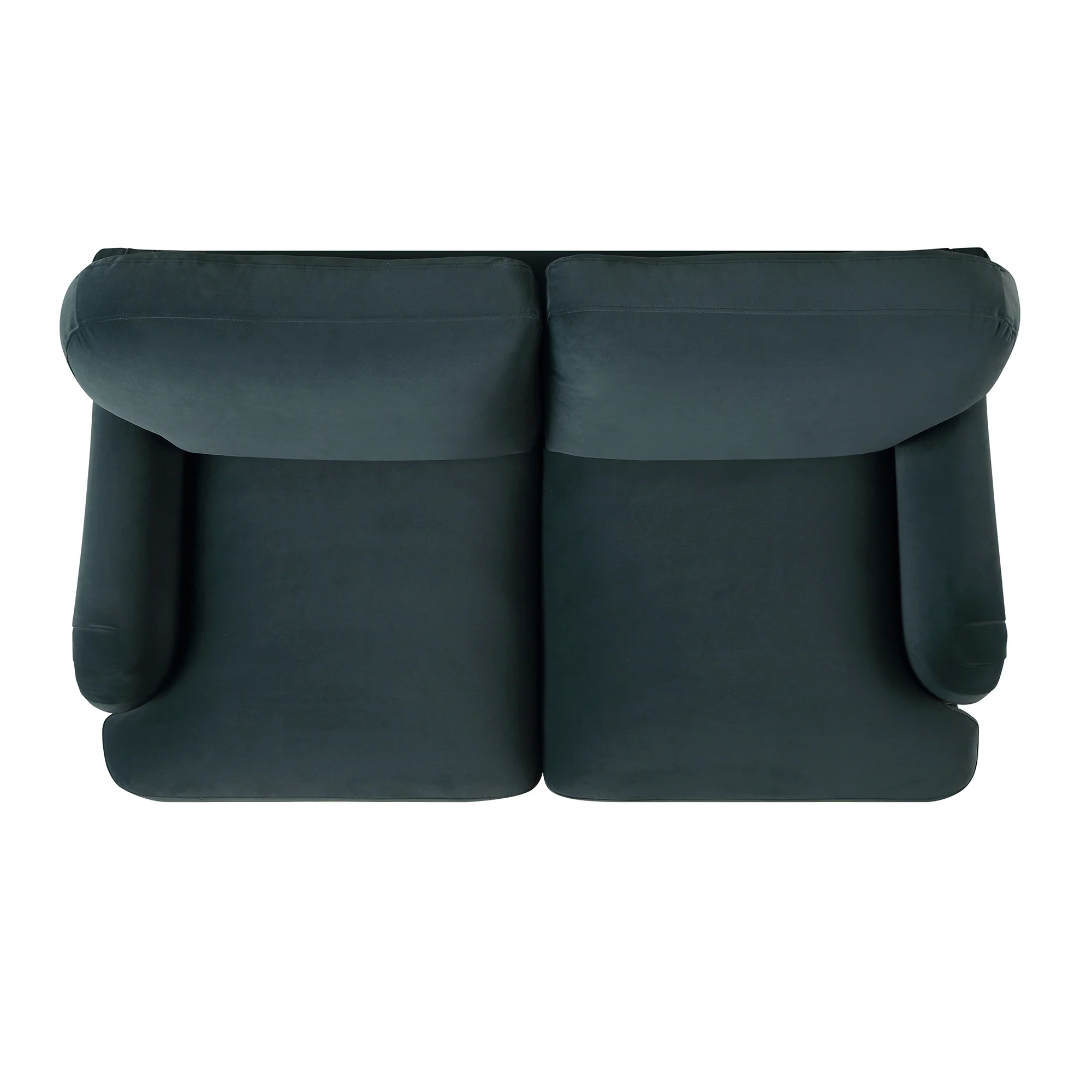 Daphnis Aegean Blue Velvet Sofa, 2-Seater - Image 8