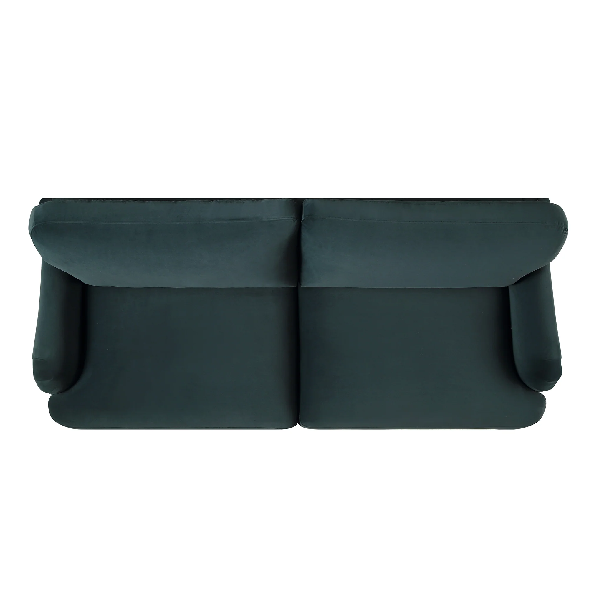 Daphnis Aegean Blue Velvet Sofa, 3-Seater - Image 11
