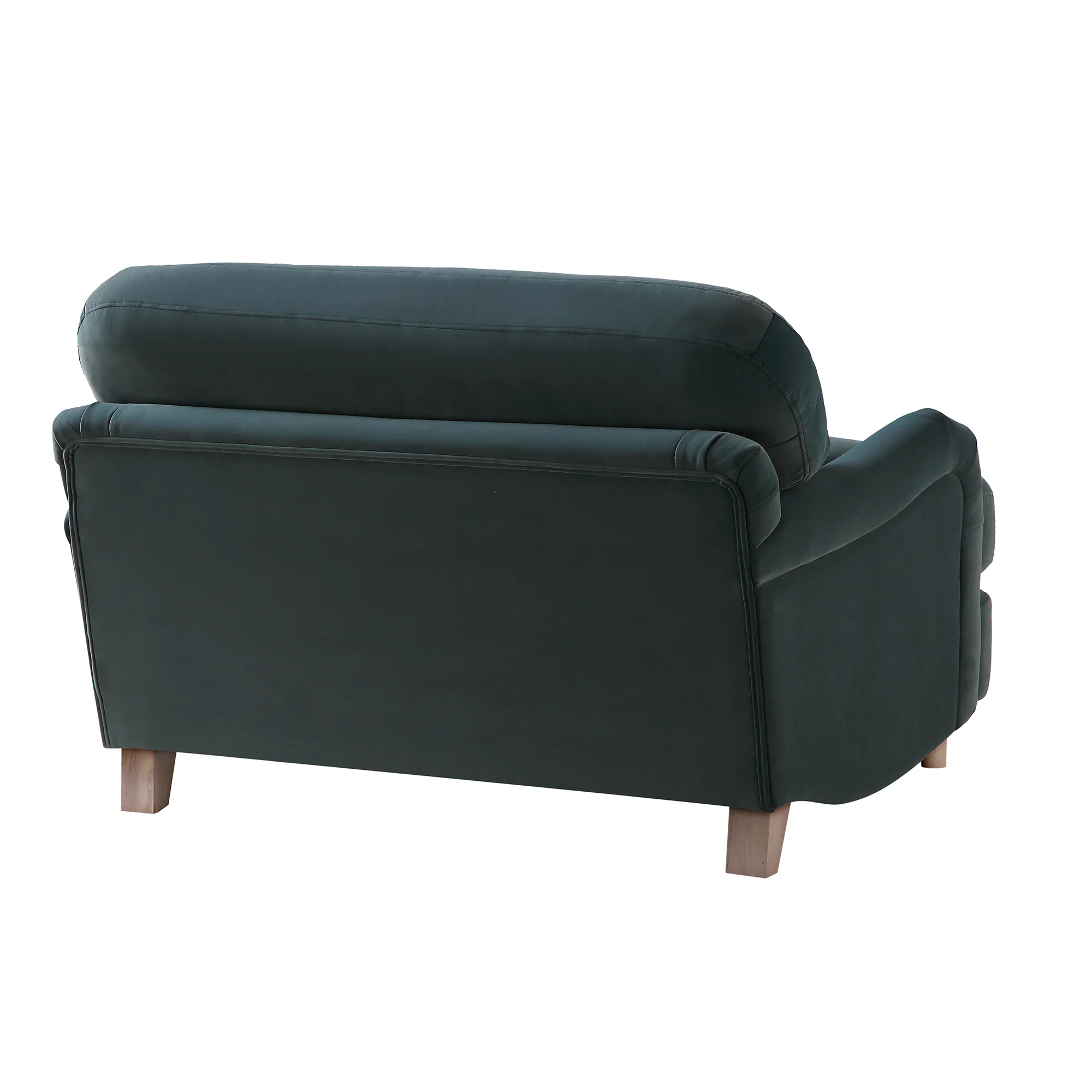 Daphnis Aegean Blue Velvet Sofa, Loveseat - Image 8