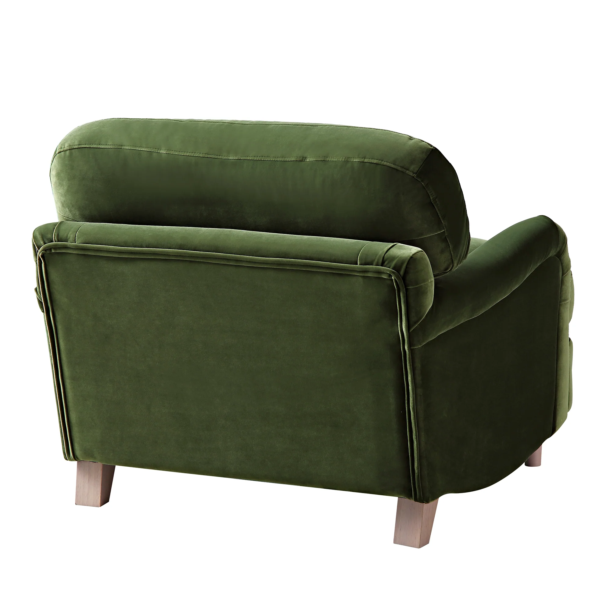 Daphnis Fern Green Velvet Sofa, 1-Seater - Image 11