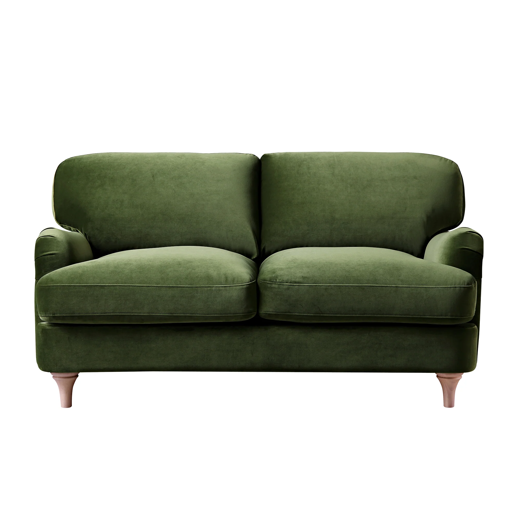 Daphnis Fern Green Velvet Sofa, 2-Seater - Image 5