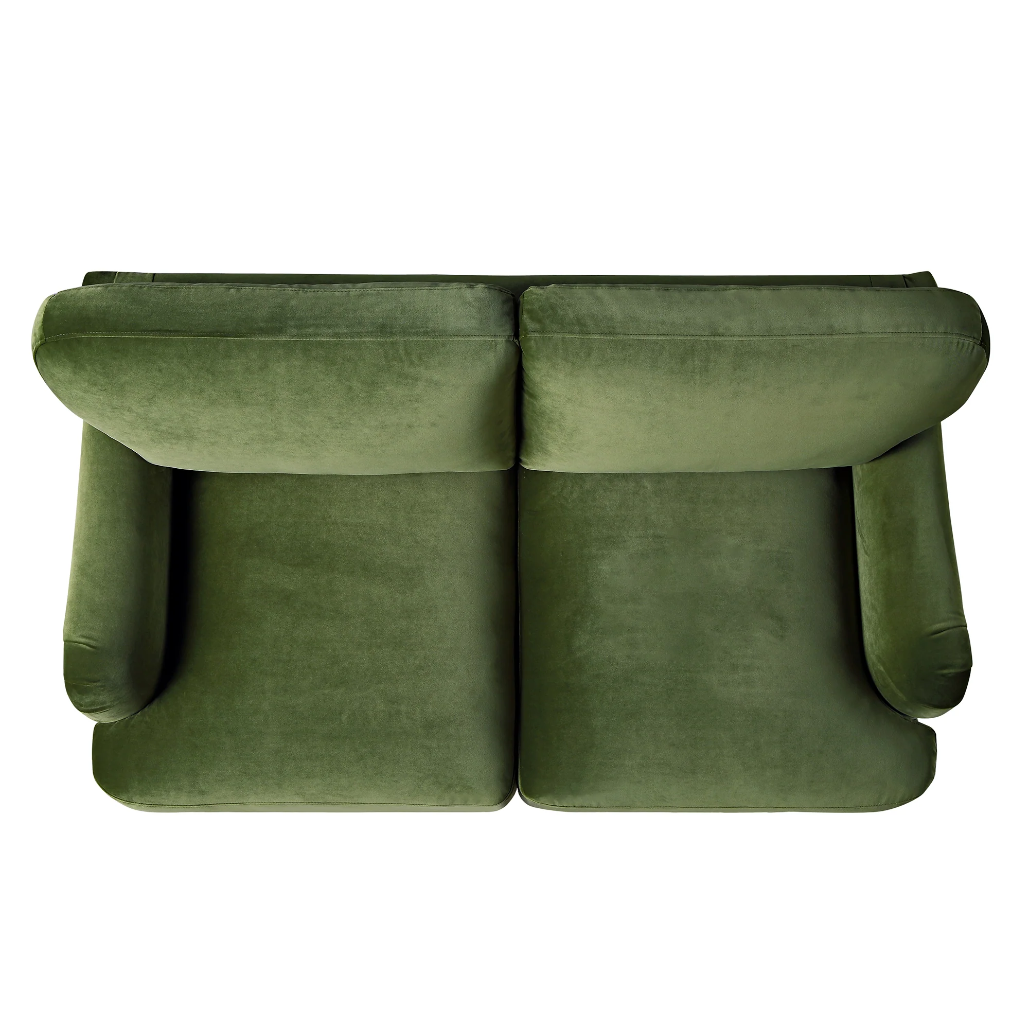 Daphnis Fern Green Velvet Sofa, 2-Seater - Image 9
