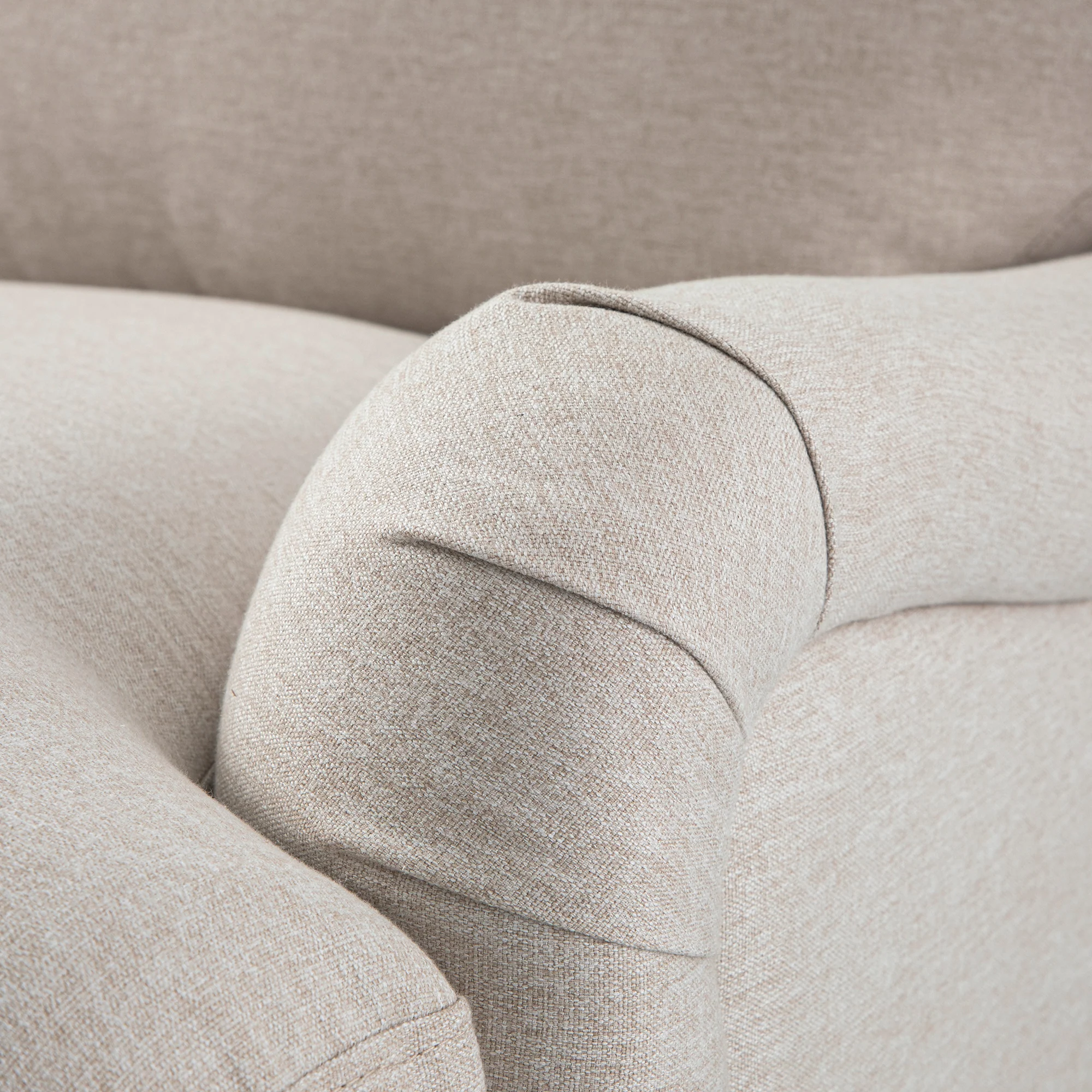 Daphnis Oatmeal Fabric Sofa Bed, Grande Chaise Right Hand Facing - Image 13