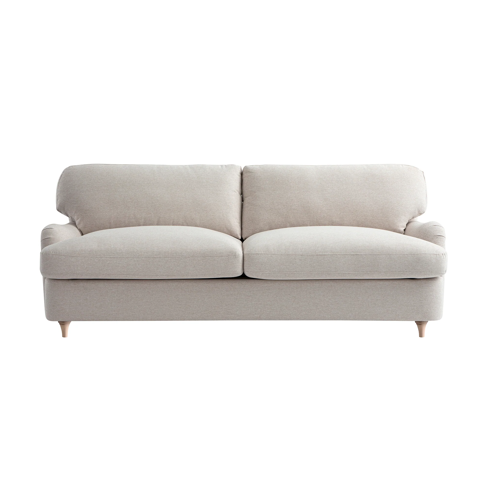 Daphnis Oatmeal Fabric Sofa Bed, Large 3-Seater - Image 12