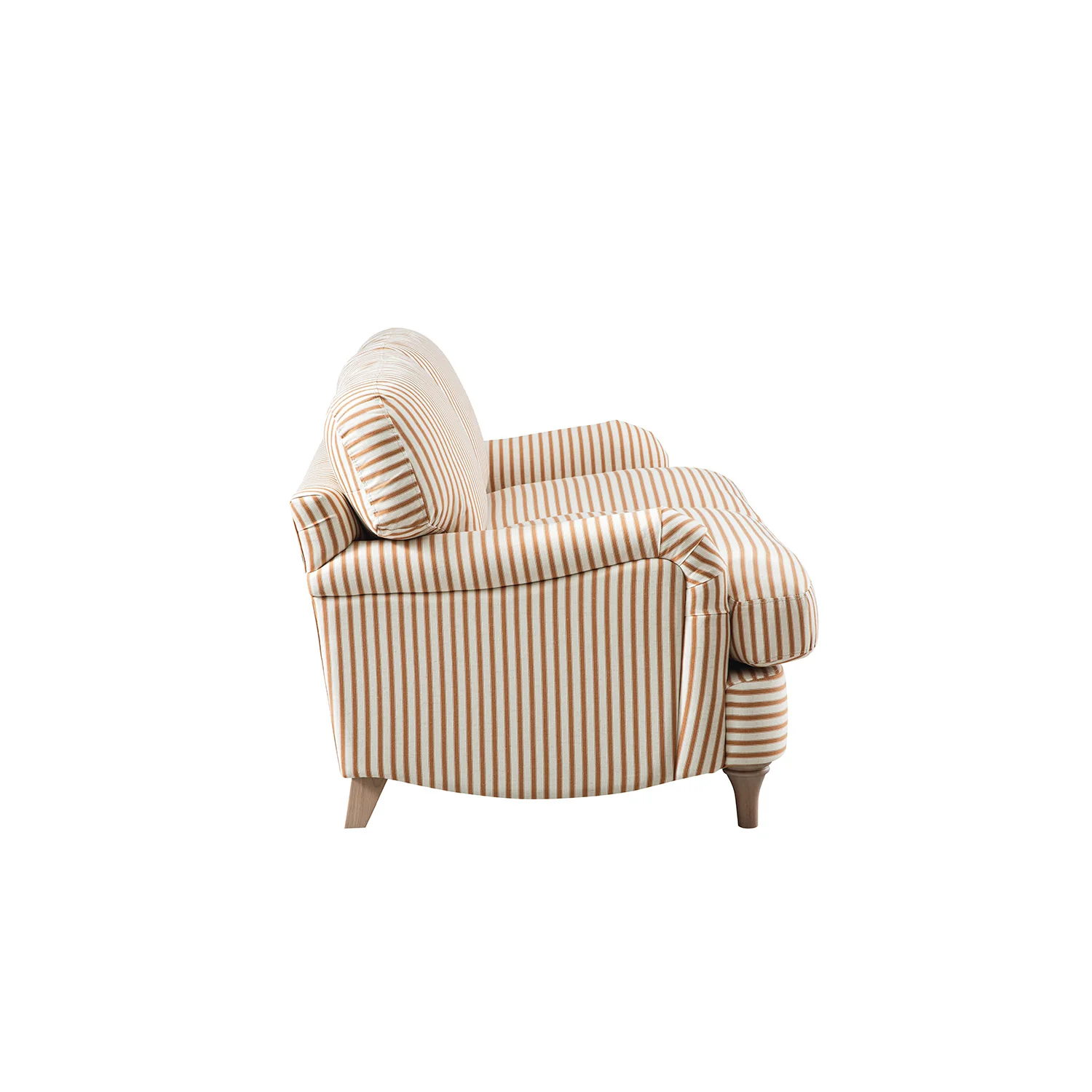 Daphnis Ochre Striped Linen Blend Sofa, 2-Seater - Image 10
