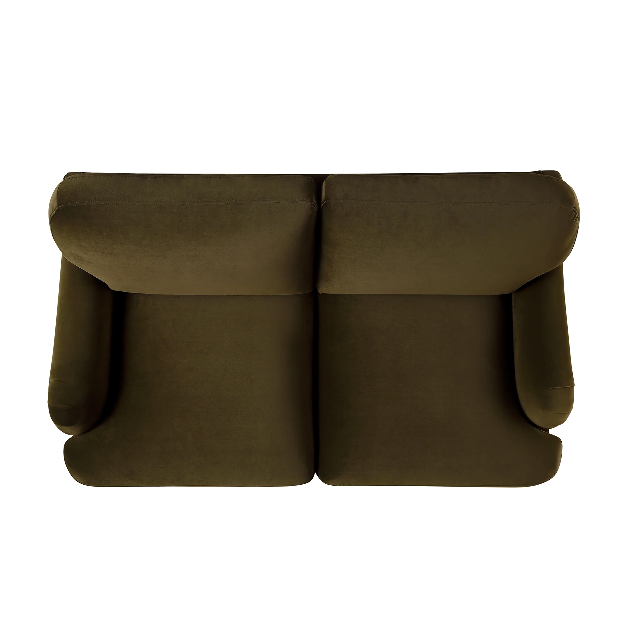 Daphnis Seaweed Velvet Sofa, 2-Seater - Image 8