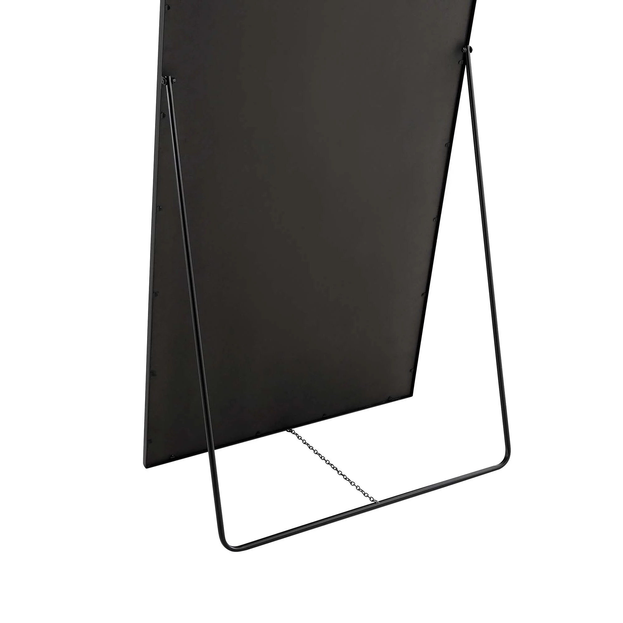 Dina Freestanding Arched Full Length Metal Frame Mirror 160 x 76 cm, Black - Image 10