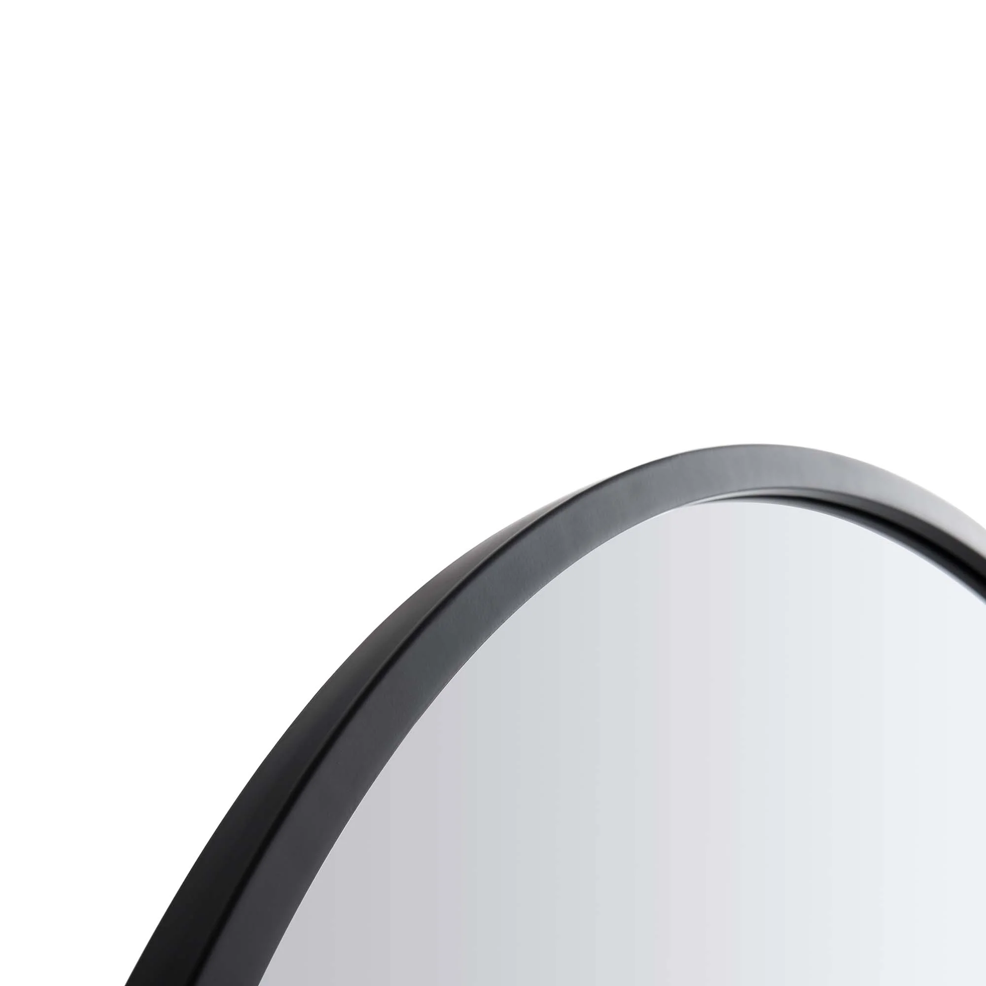 Dina Freestanding Arched Full Length Metal Frame Mirror 160 x 76 cm, Black - Image 8