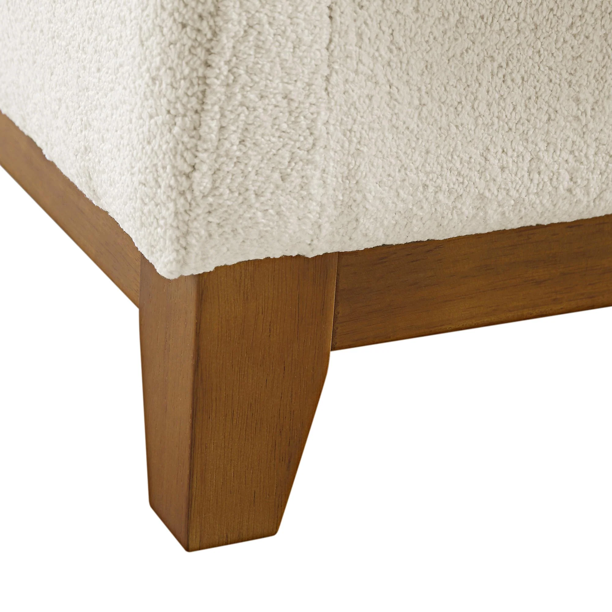 Dipley Beige Boucle Fabric Grande Corner Sofa - Image 14