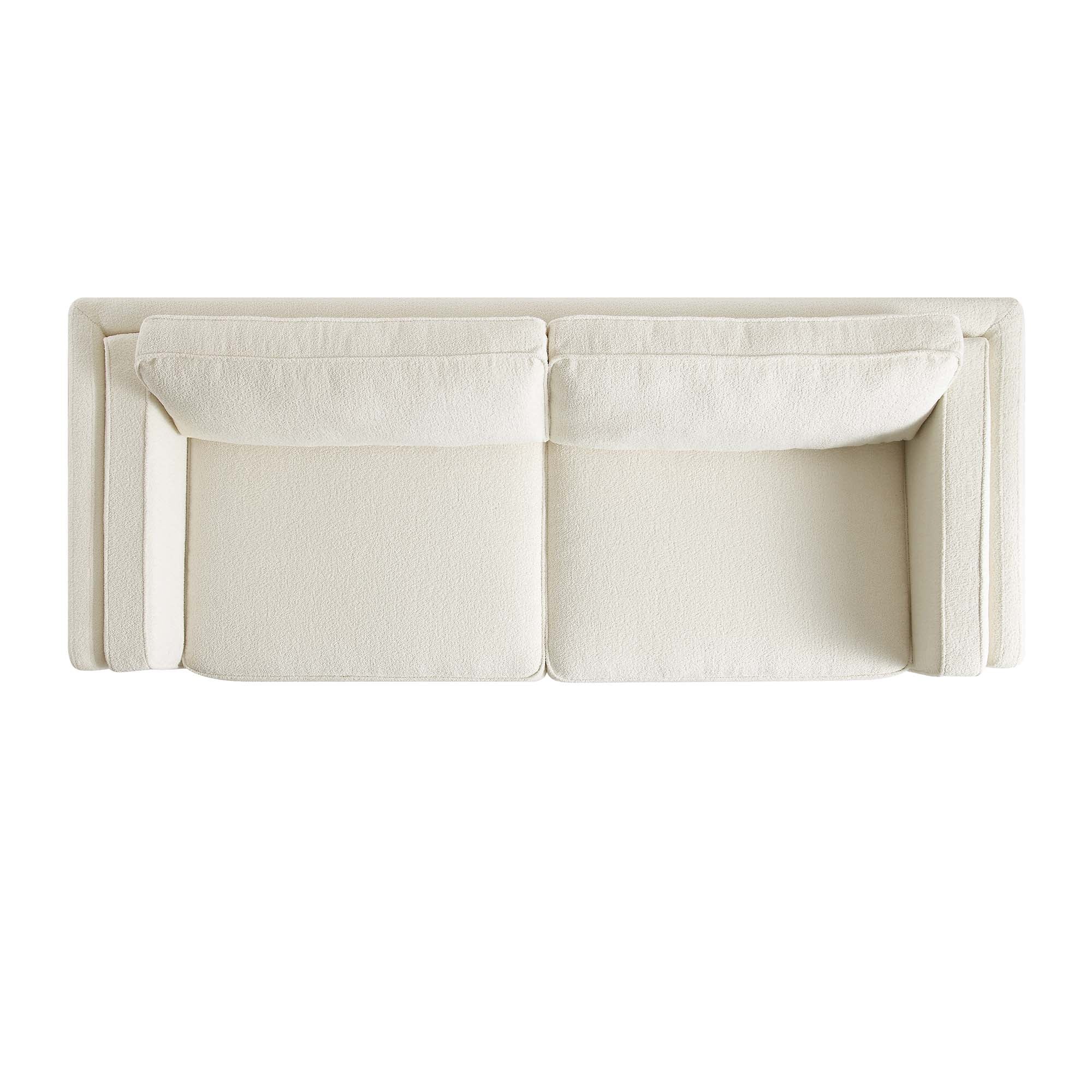 Dipley Beige Boucle Fabric Sofa, 3-Seater - Image 7