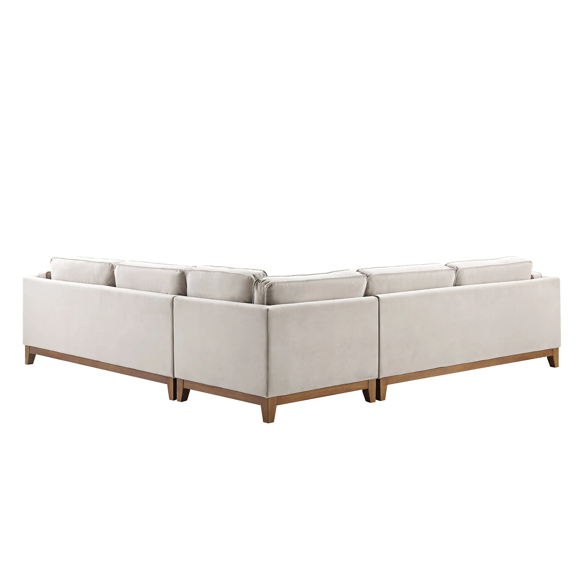 Dipley Champagne Velvet Grande Corner Sofa - Image 10