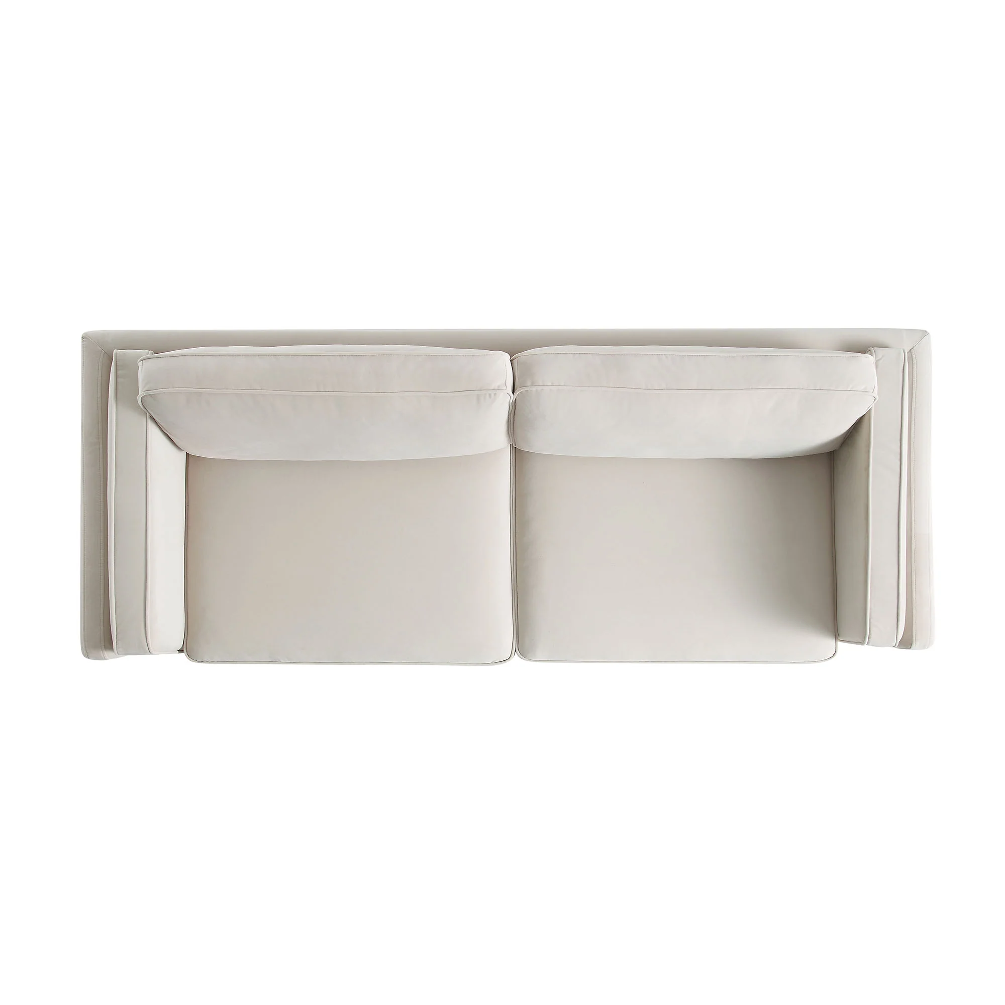 Dipley Champagne Velvet Sofa, 3-Seater - Image 7