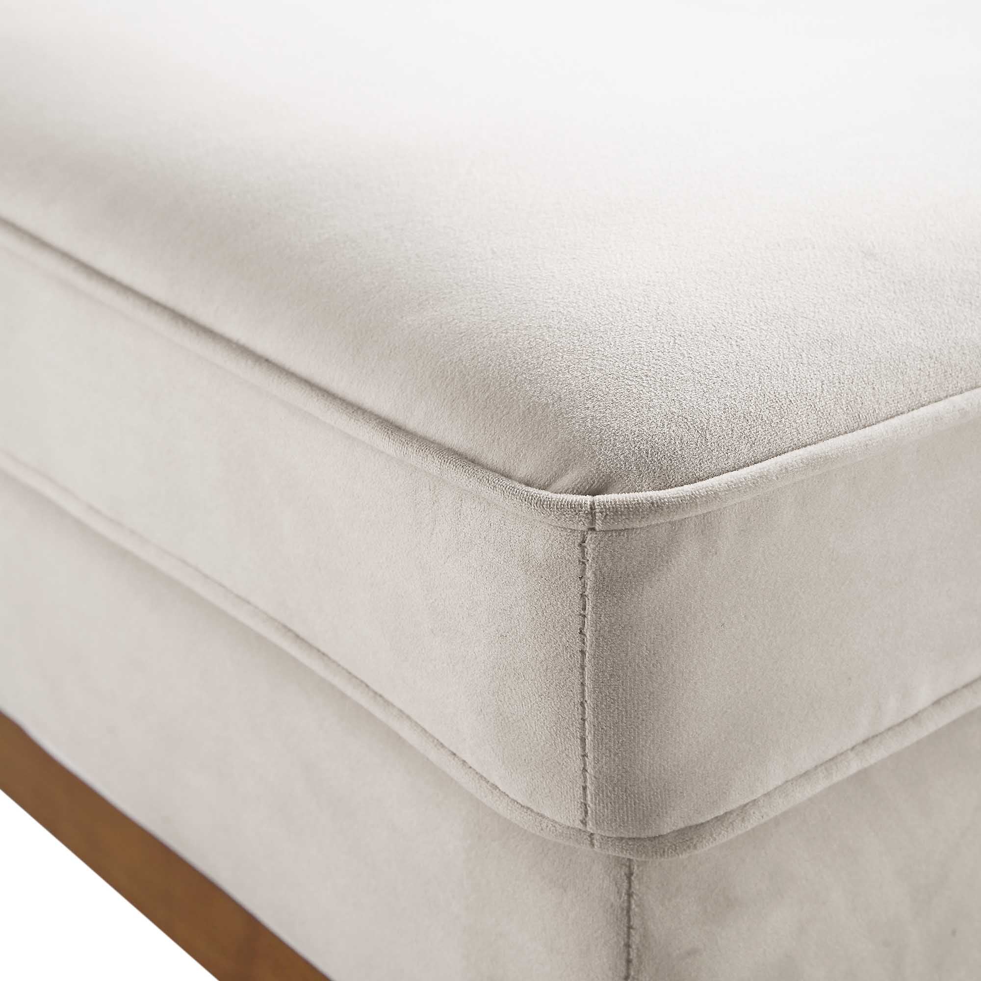 Dipley Champagne Velvet Storage Footstool - Image 12