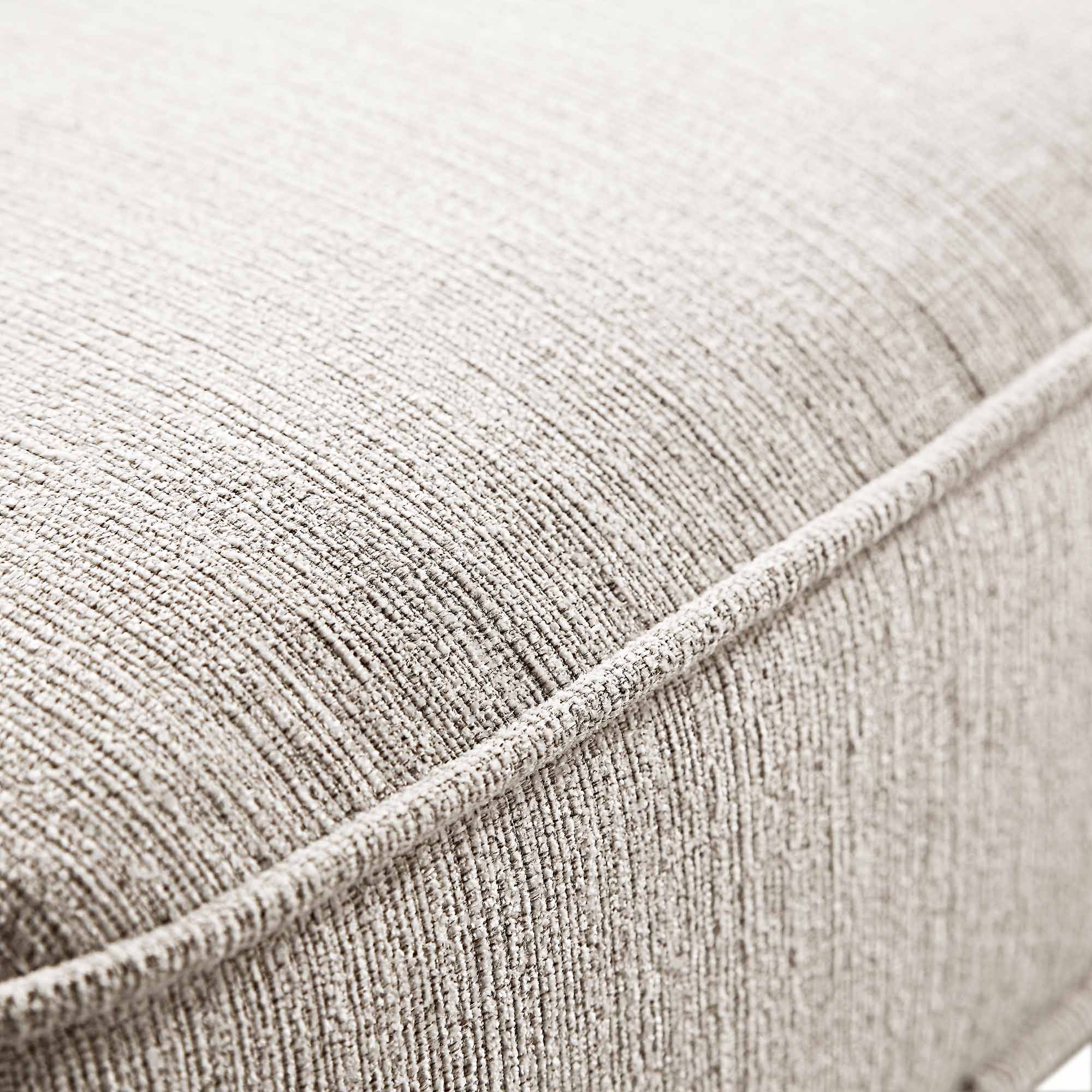 Dipley Oatmeal Woven Fabric Grande Corner Sofa - Image 14