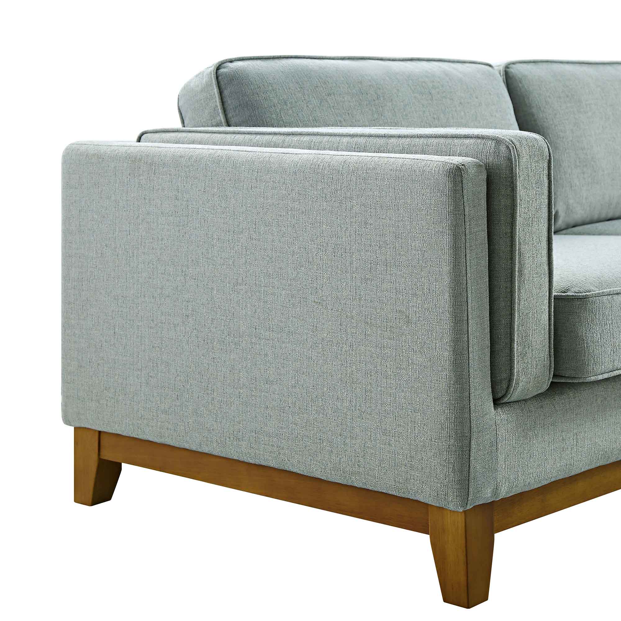 Dipley Sage Woven Fabric Grande Corner Sofa - Image 12