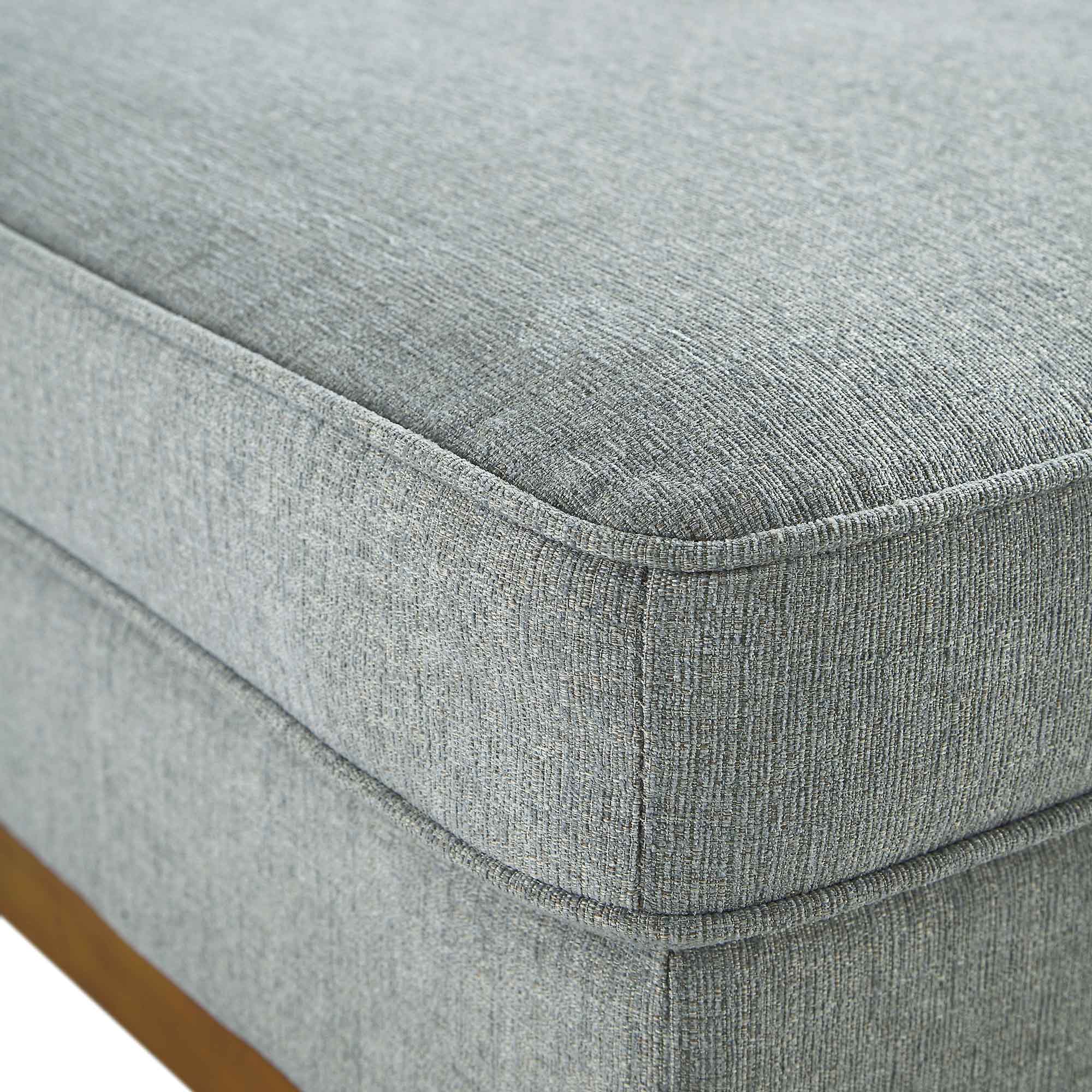 Dipley Sage Woven Fabric Storage Footstool - Image 11