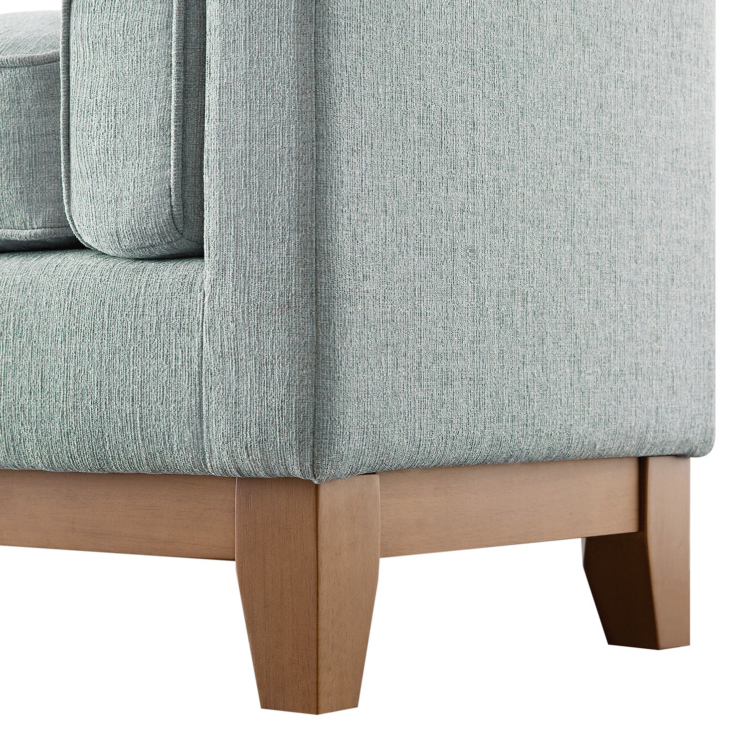Dipley Sage Woven Fabric Upholstered Bench - Image 12
