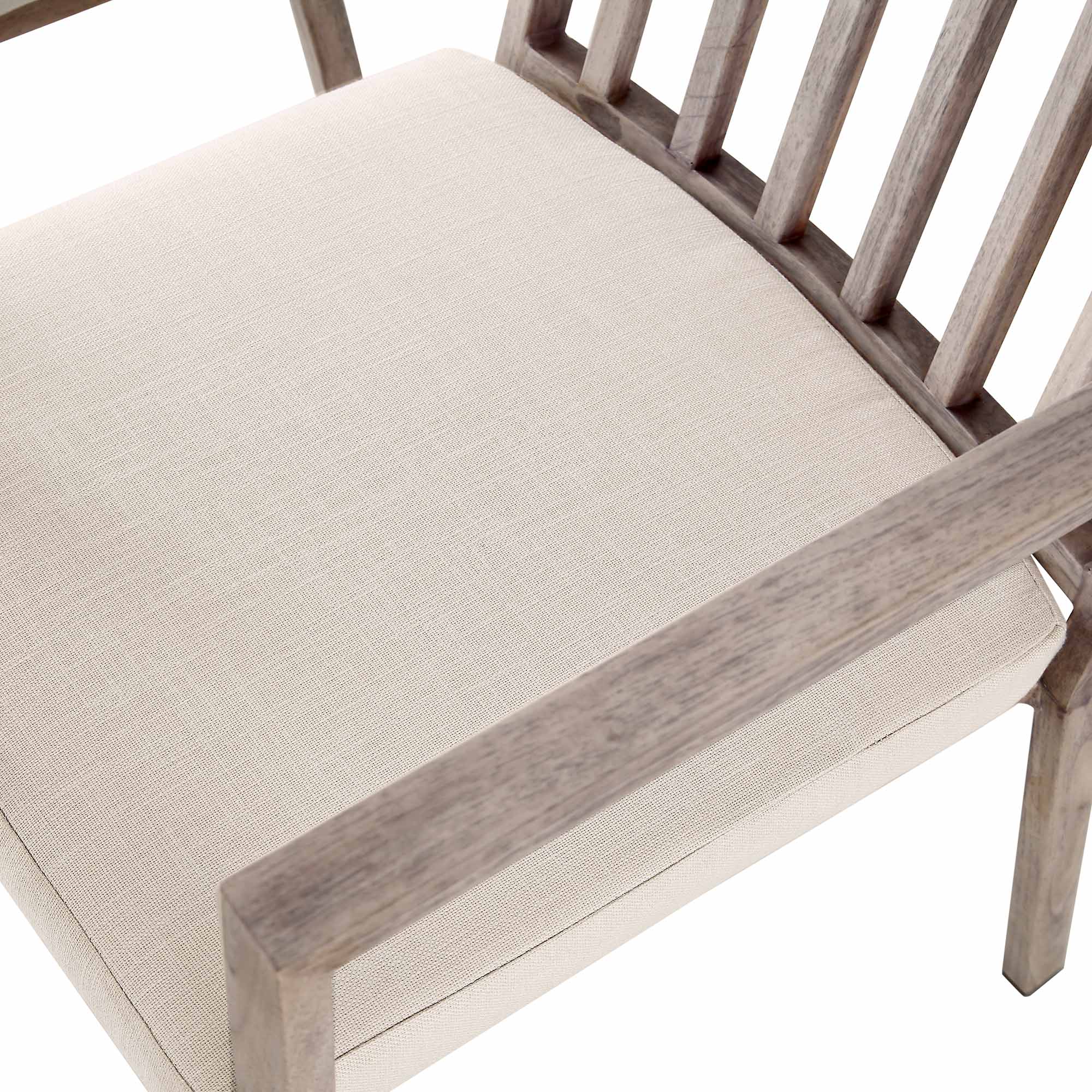 Earlswood Aluminium Washed Wood Effect Dining Set with Bench - Image 13