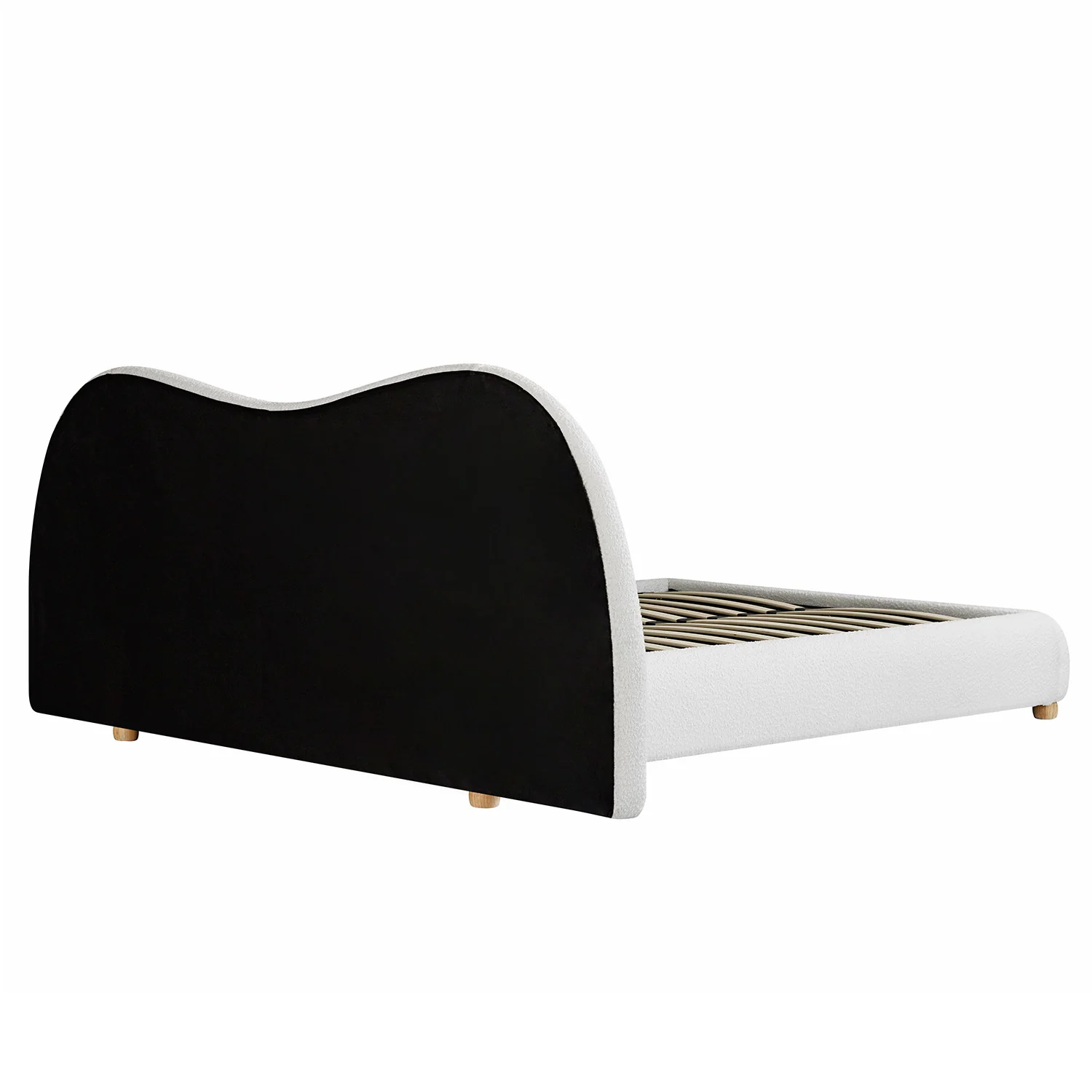 Egerie Extended Headboard Ottoman Storage Bed, Beige Boucle - Image 19