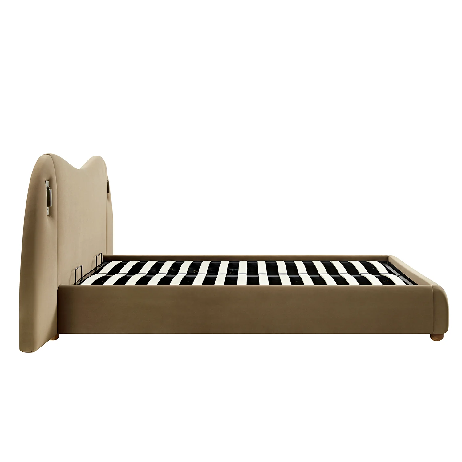 Egerie Extended Headboard Ottoman Storage Bed, Hazel Velvet - Image 16