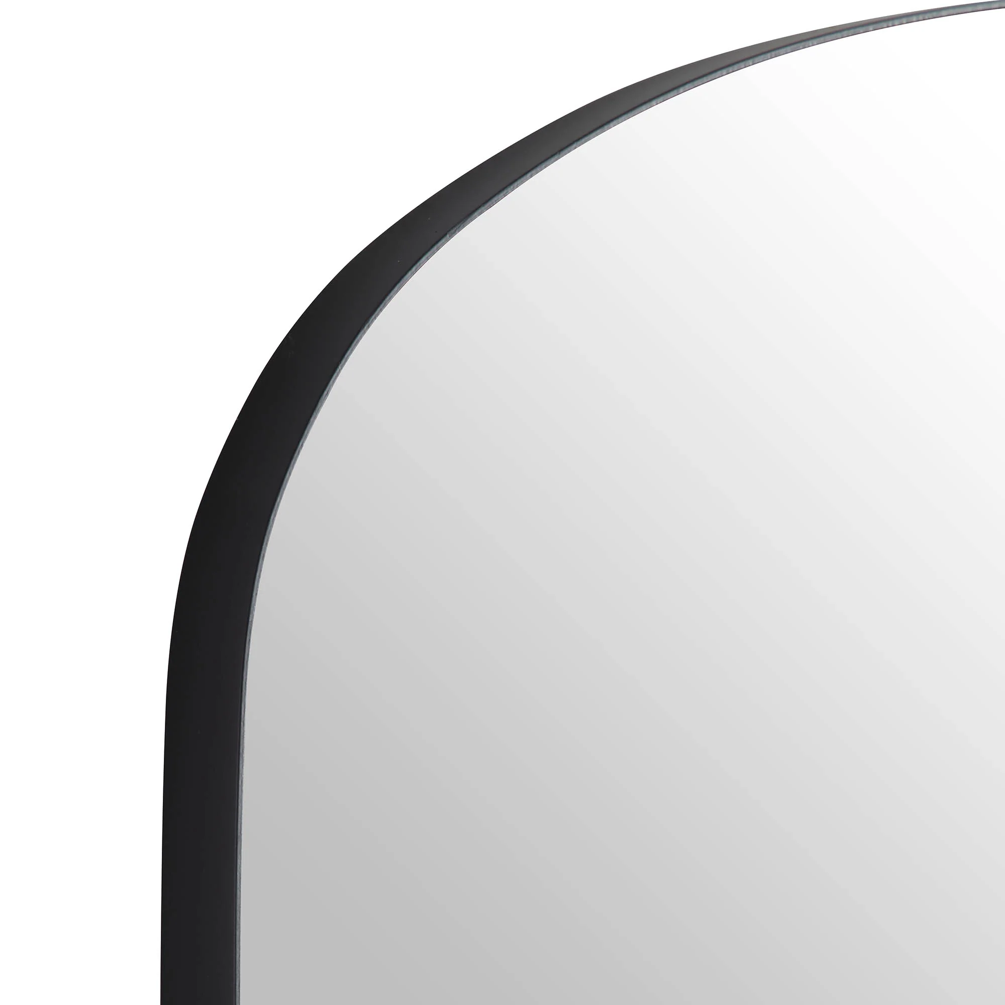 Emmy Extra-Large Black Arch Floor Mirror 180 x 100 cm - Image 6