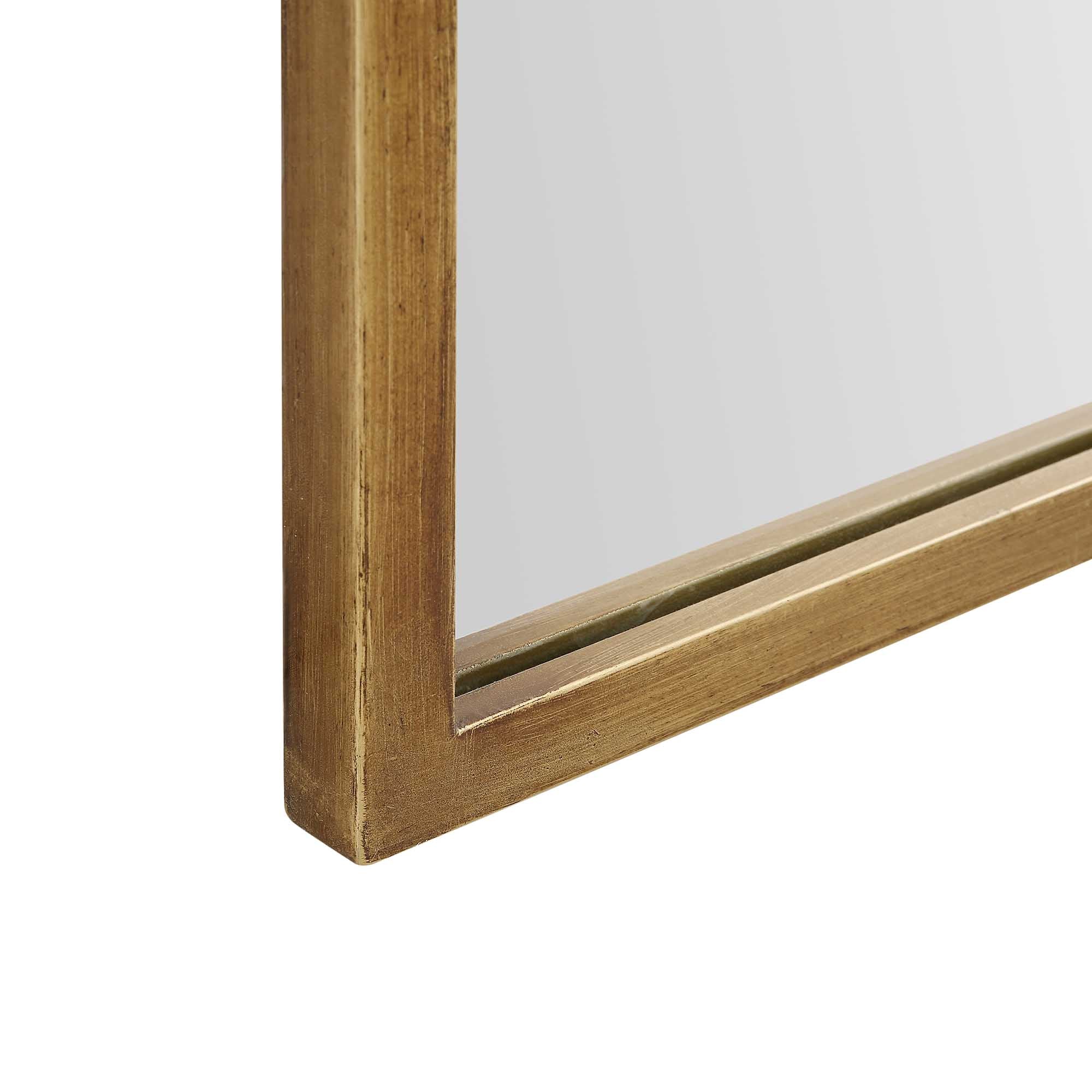 Essa Moroccan Style Full Length Mirror 160 x 70 cm, Antique Gold Effect - Image 6