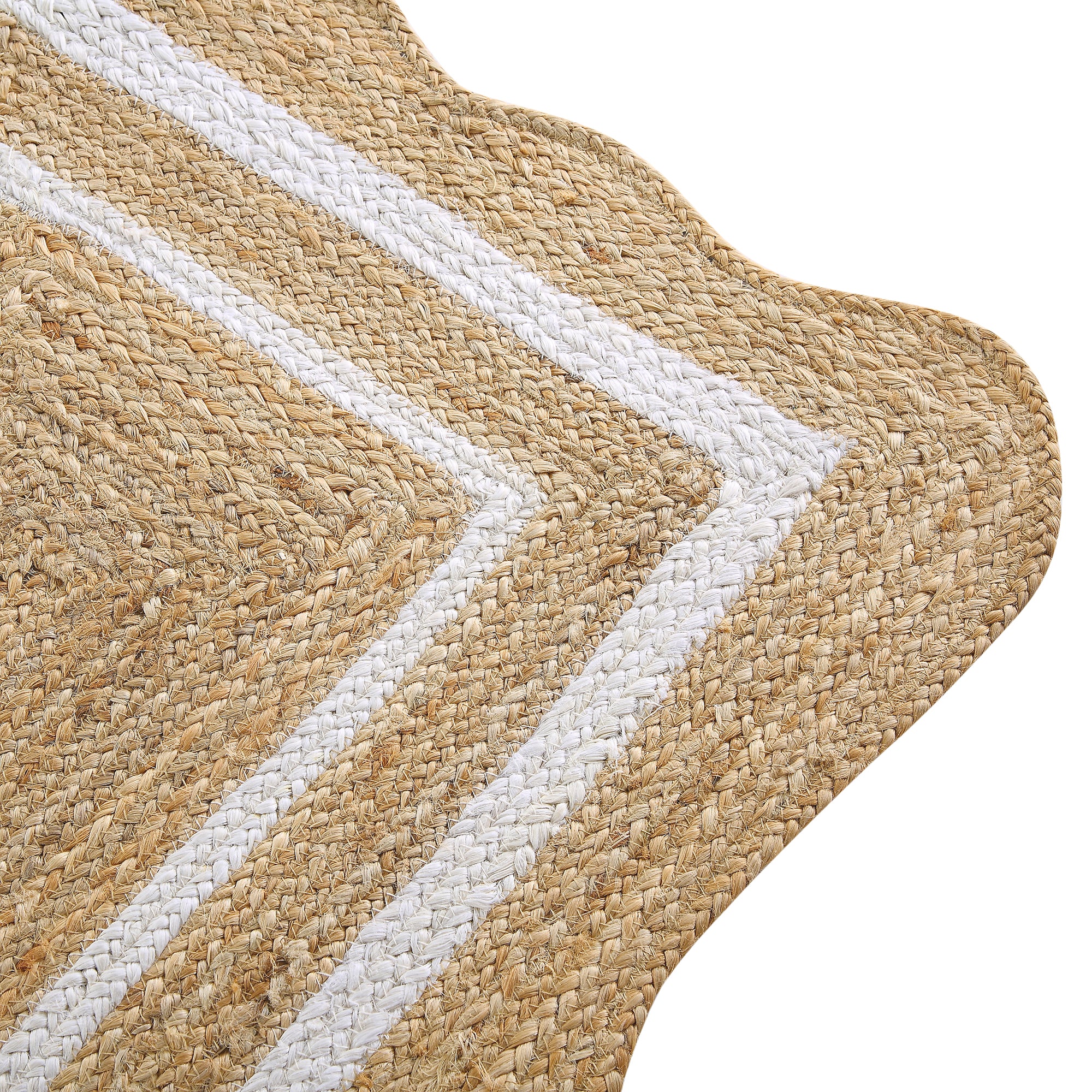 Evie Hand Braided Jute Scallop Runner - Image 5