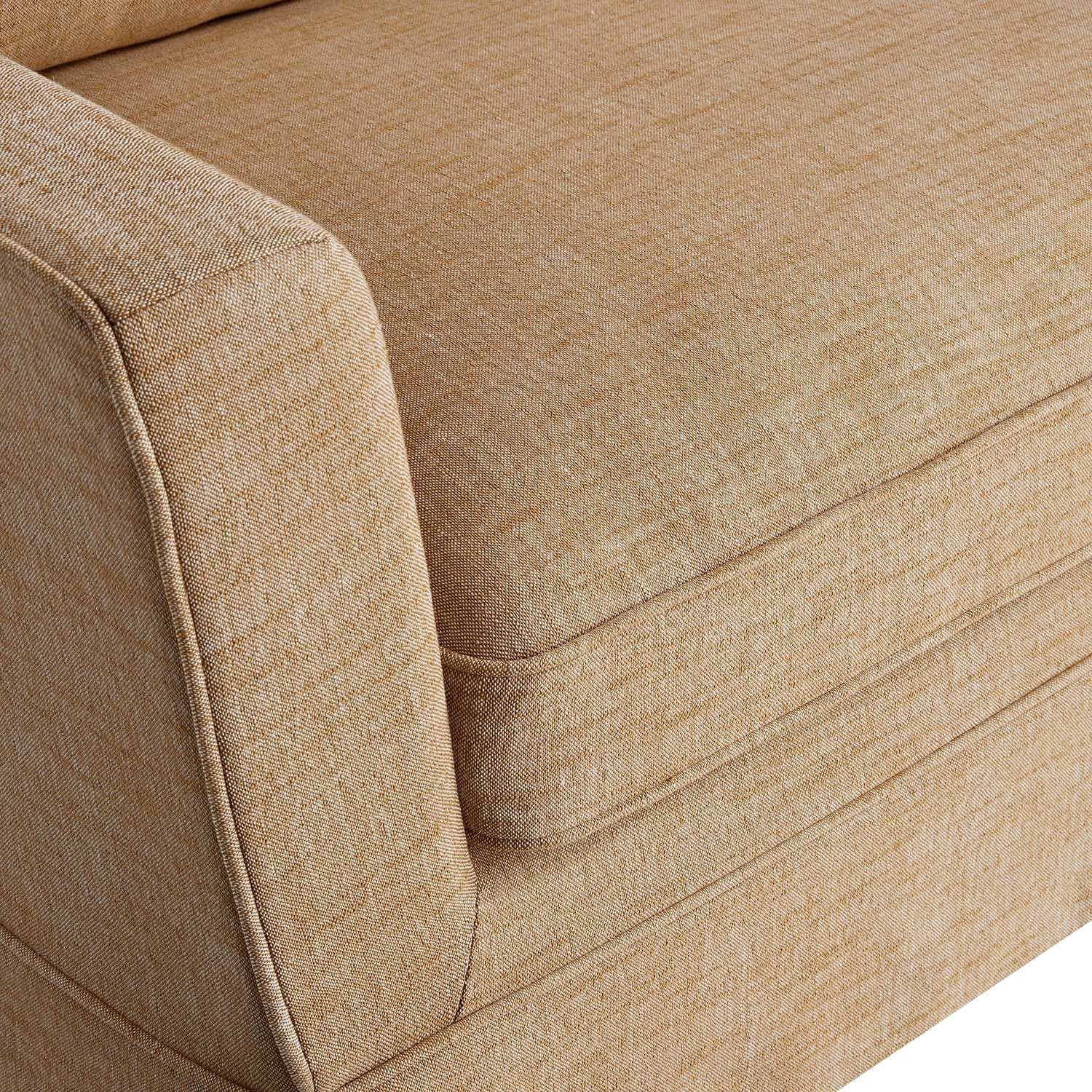 Fitz Skirted Loveseat, Apricot Linen Blend - Image 14