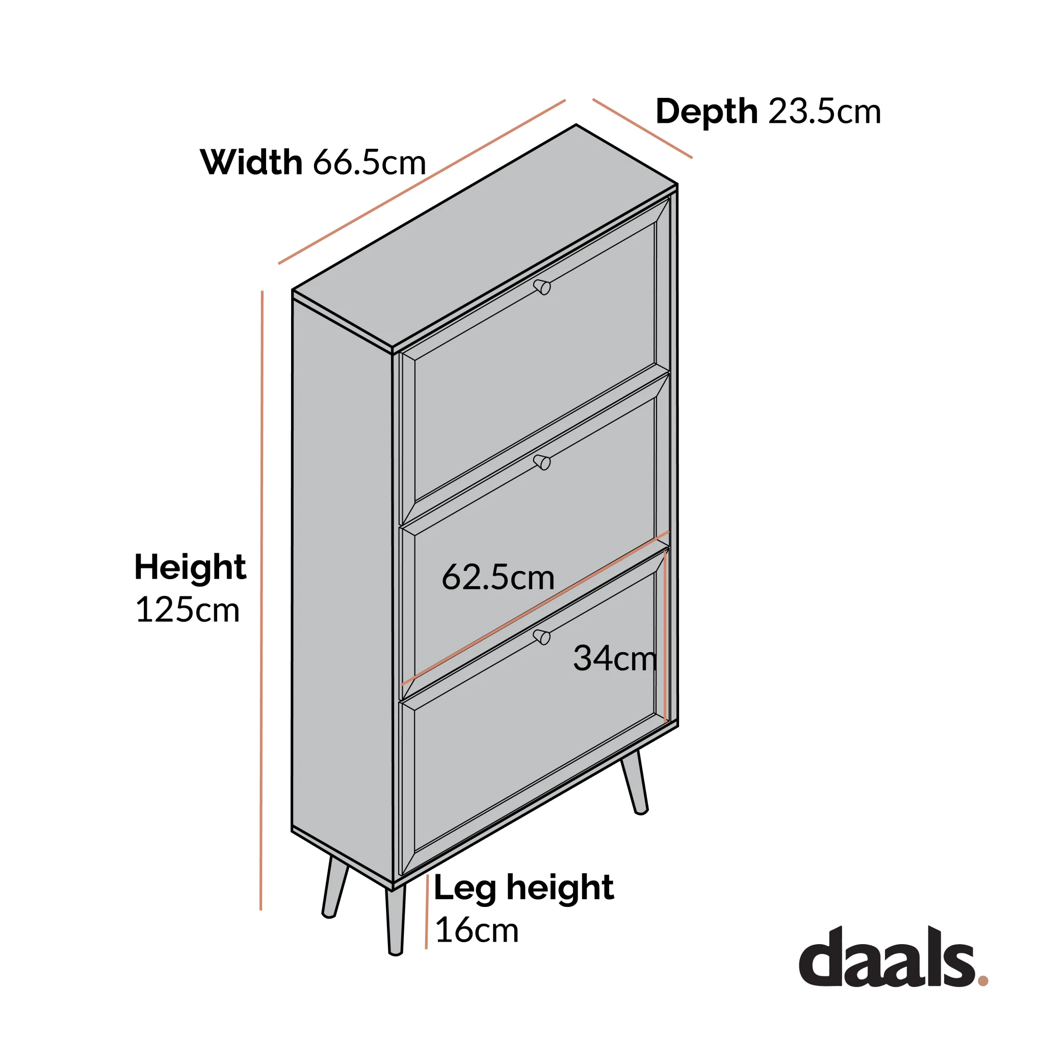 Frances Rattan 3 Tier Shoe Storage Cabinet, Mint - Image 5