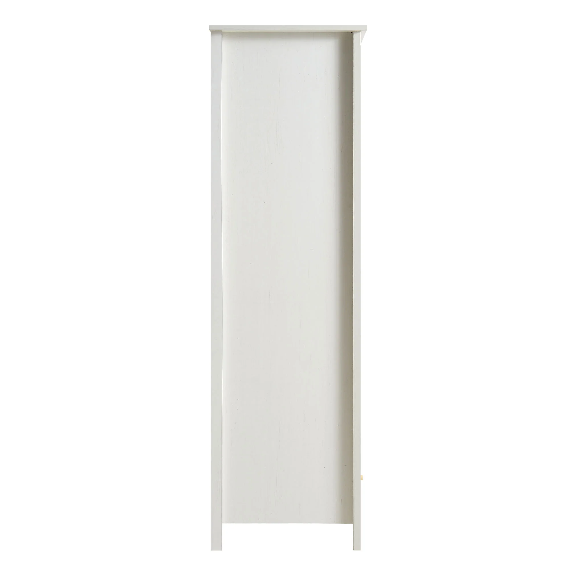Frances Rattan Double Wardrobe with 1 Drawer, White - Image 8