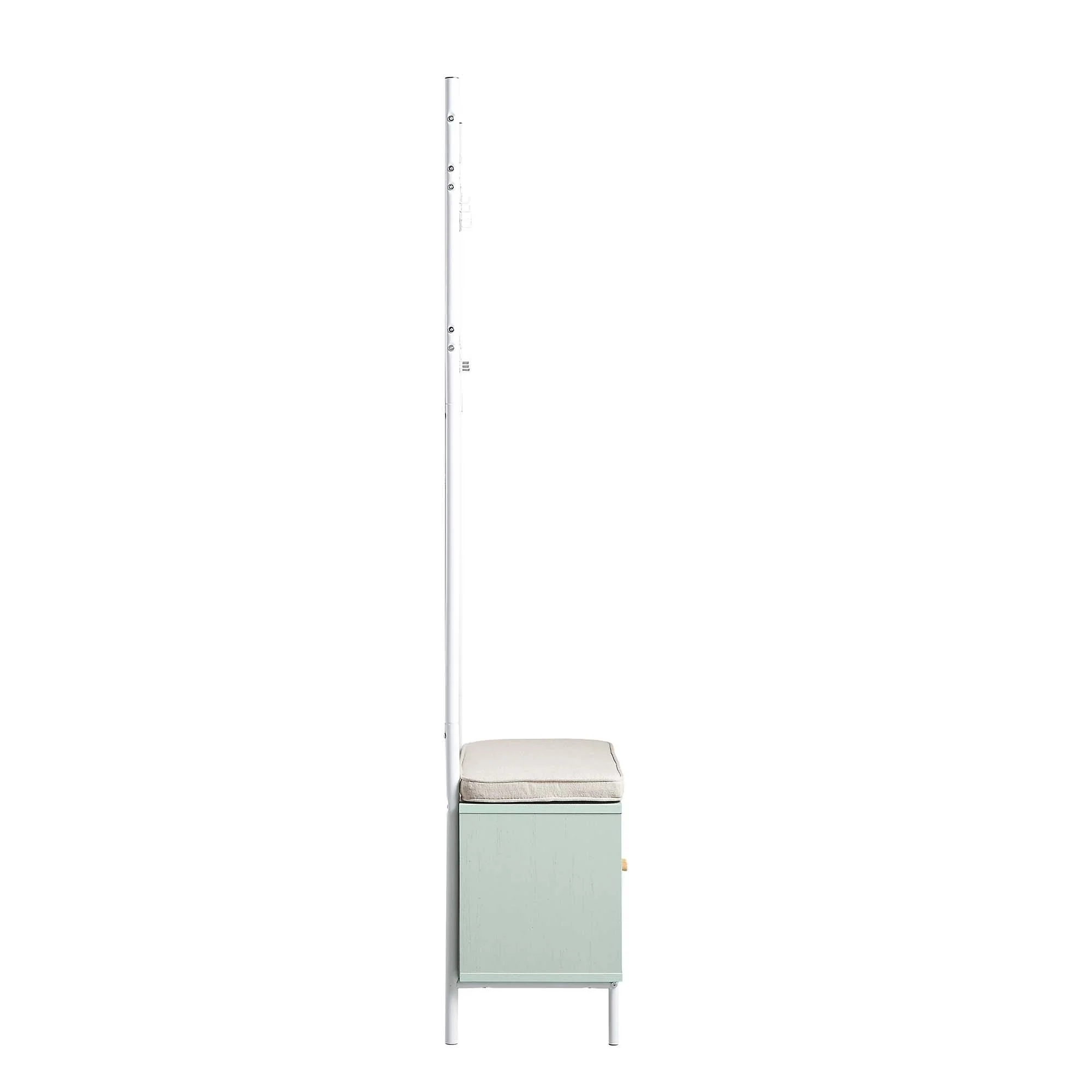 Frances Woven Hallway Unit with Cushion, Mint - Image 8