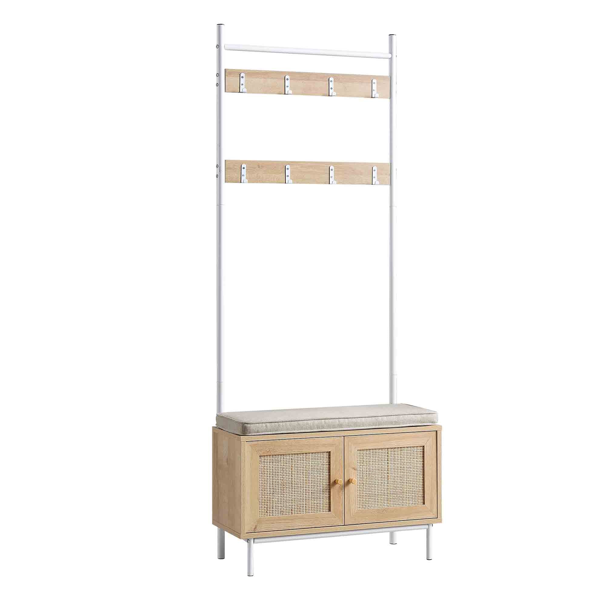 Frances Woven Hallway Unit with Cushion, Natural - Image 5