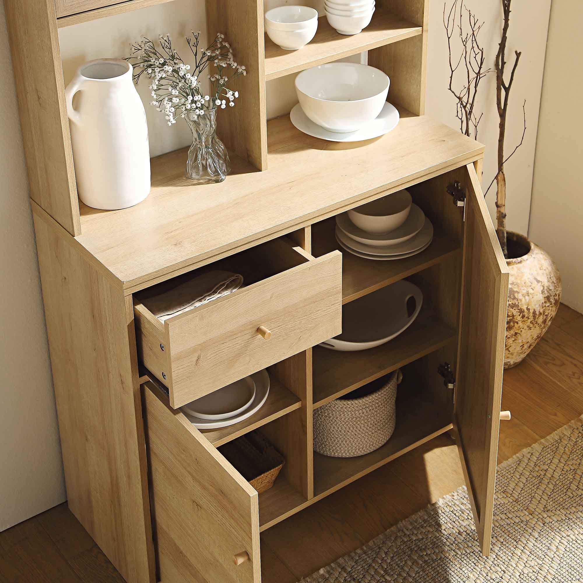 Frances Woven Rattan Dresser, Natural - Image 3
