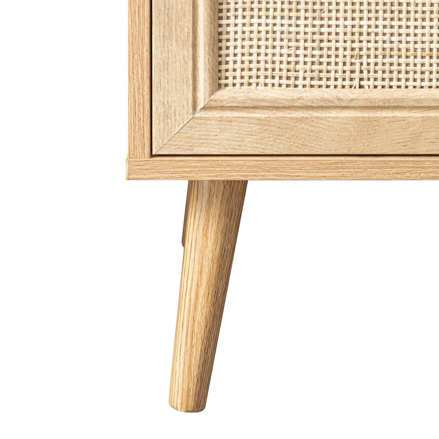 Frances Woven Rattan Writing Bureau, Natural - Image 16