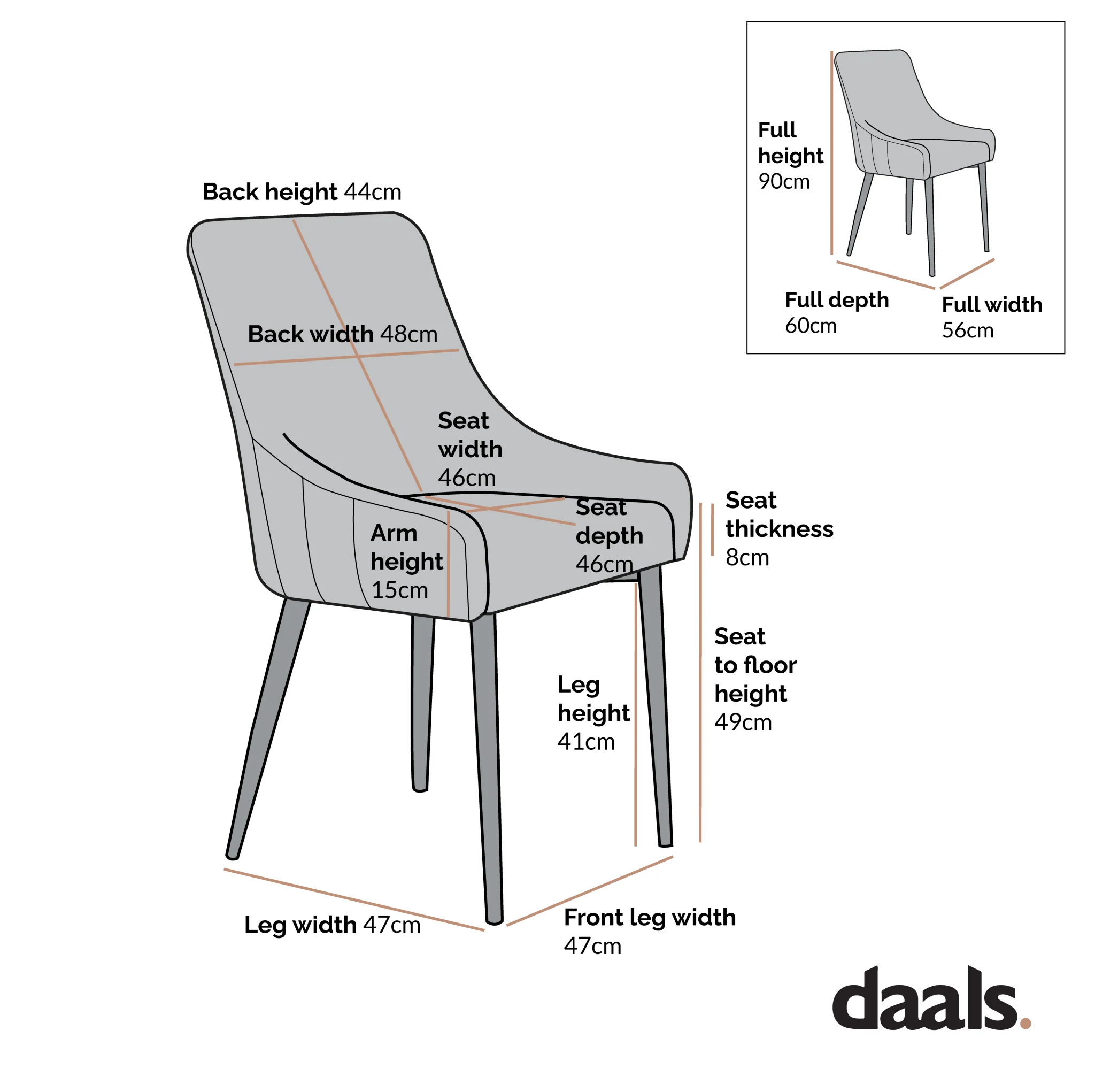 Garnet Set of 2 Dark Grey Velvet Upholstered Dining Chairs with Back Handle - Image 4