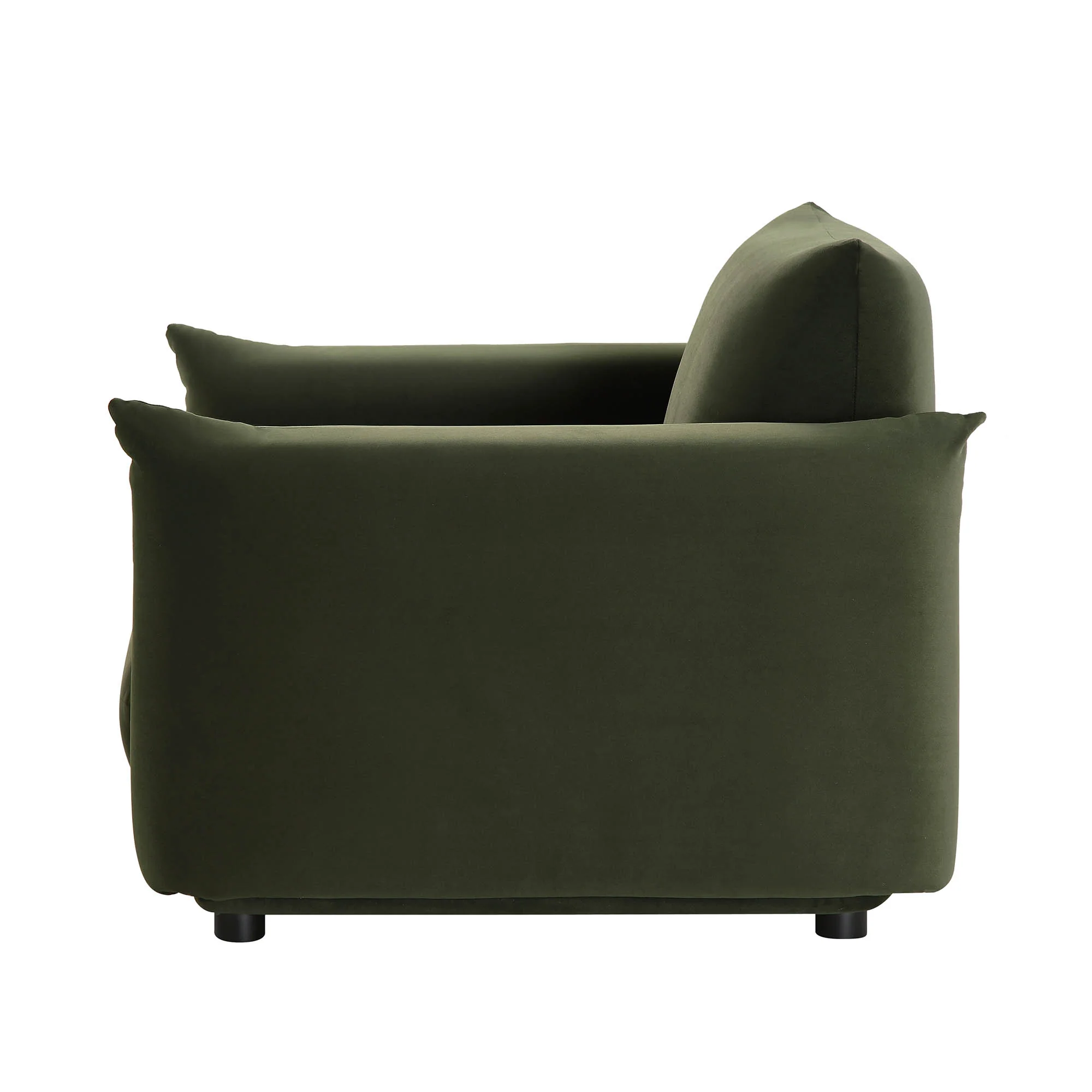 Gianni Armchair, Moss Green Velvet - Image 10