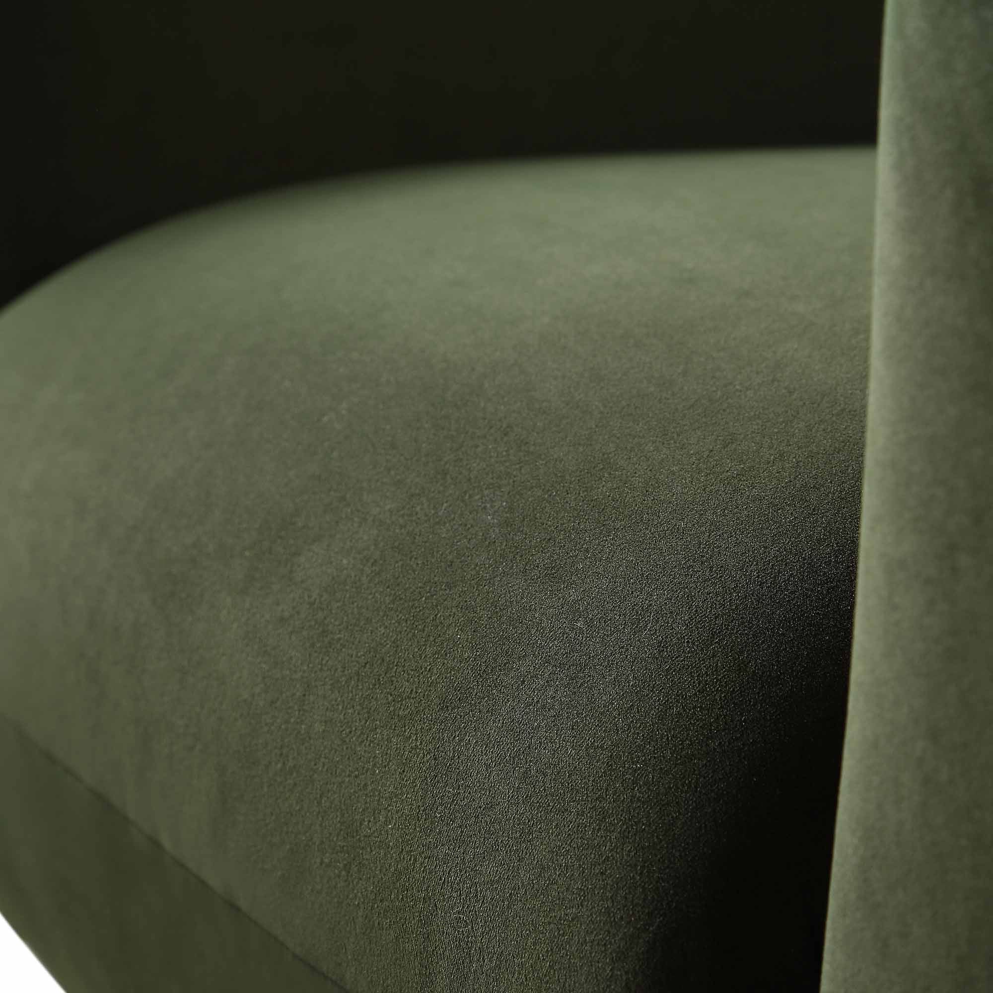 Gianni Armchair, Moss Green Velvet - Image 12