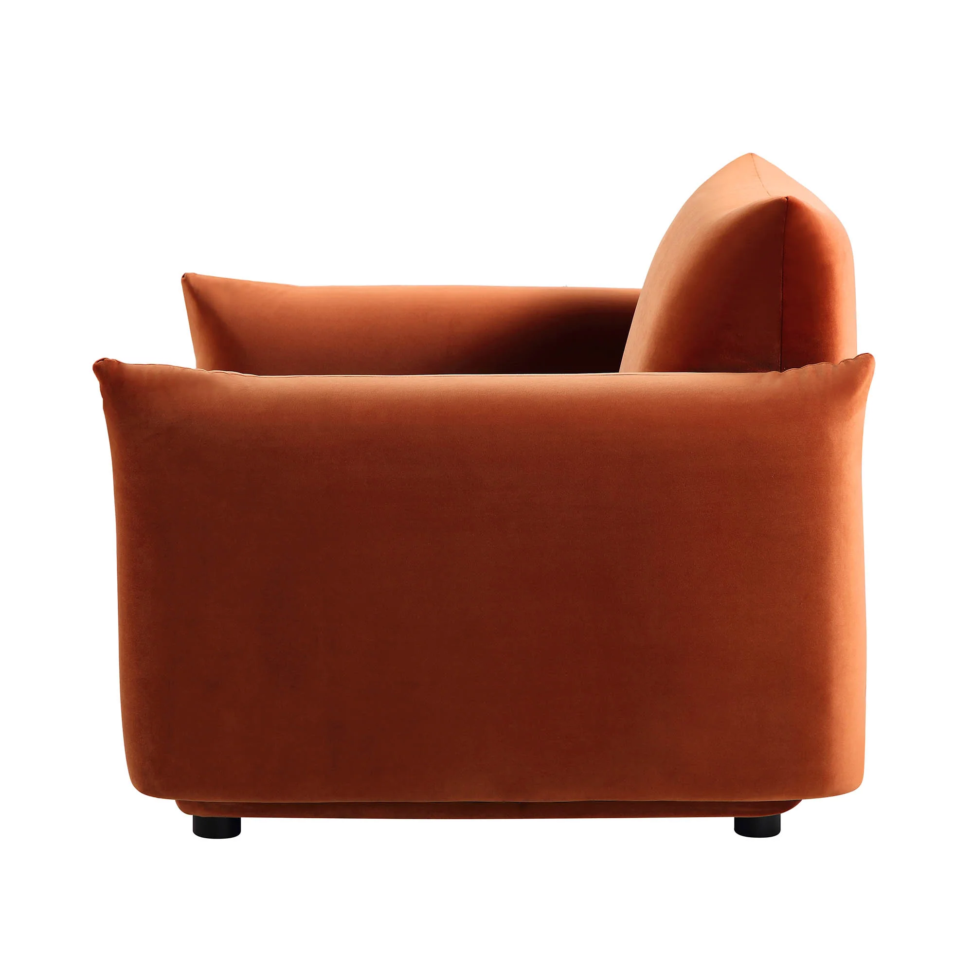 Gianni Armchair, Rust Velvet - Image 11