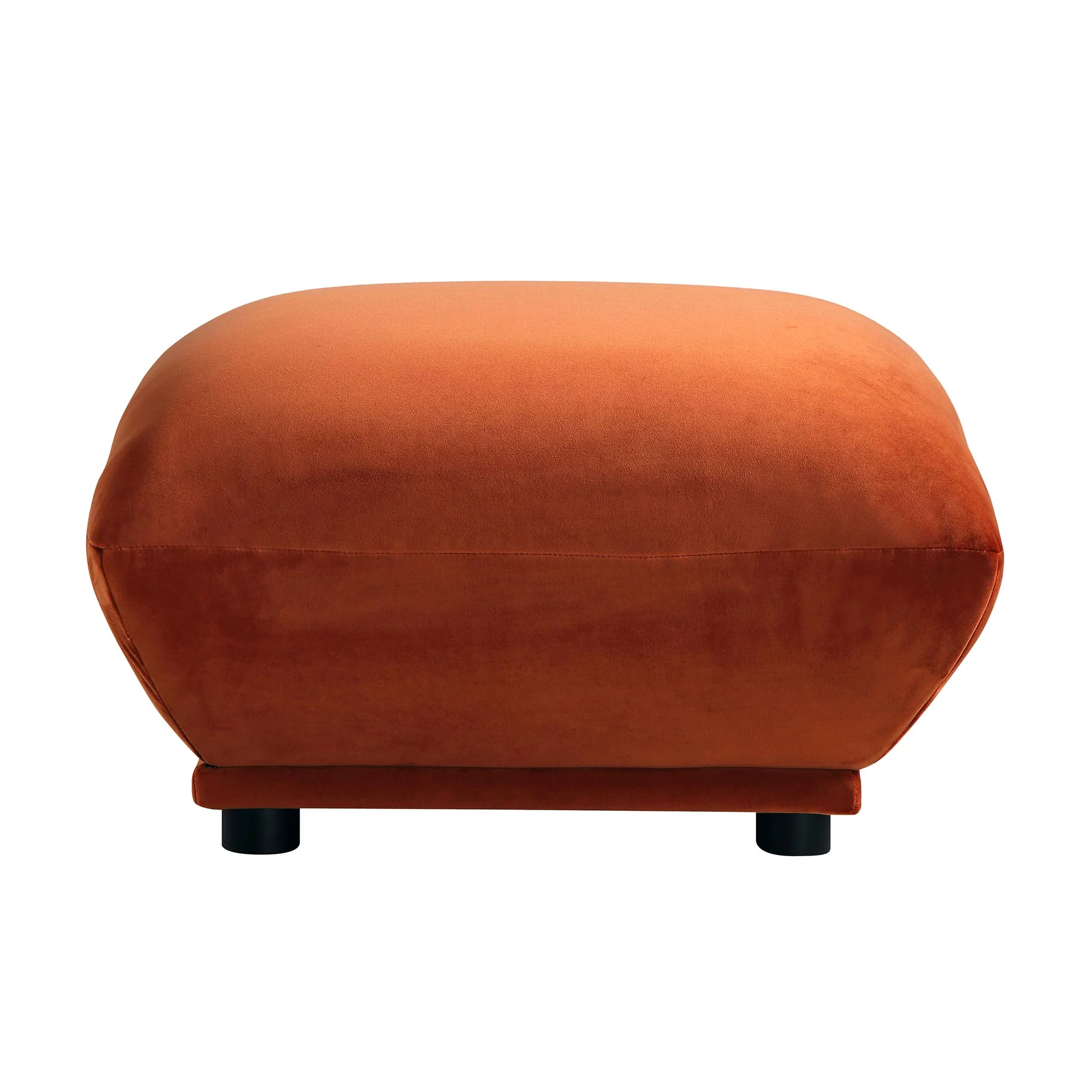 Gianni Pouffe, Rust Velvet - Image 5