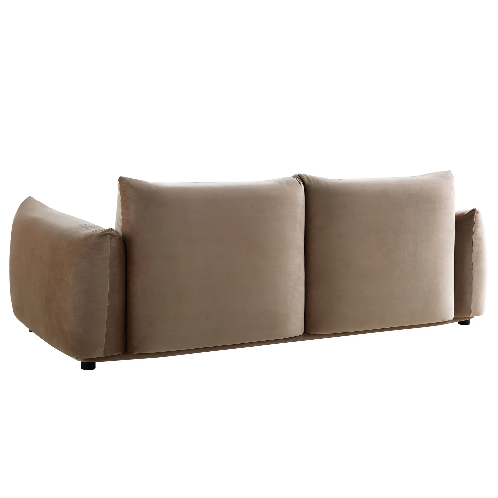 Gianni Three Seater Sofa, Mink Velvet - Image 9