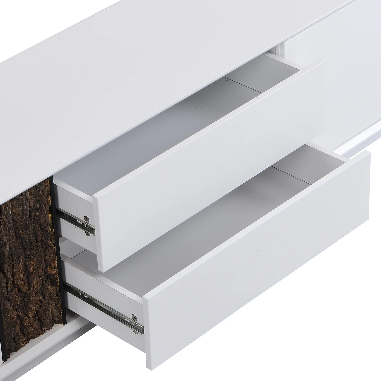 Glen Tree Bark Extra Wide LED TV Unit - Image 10