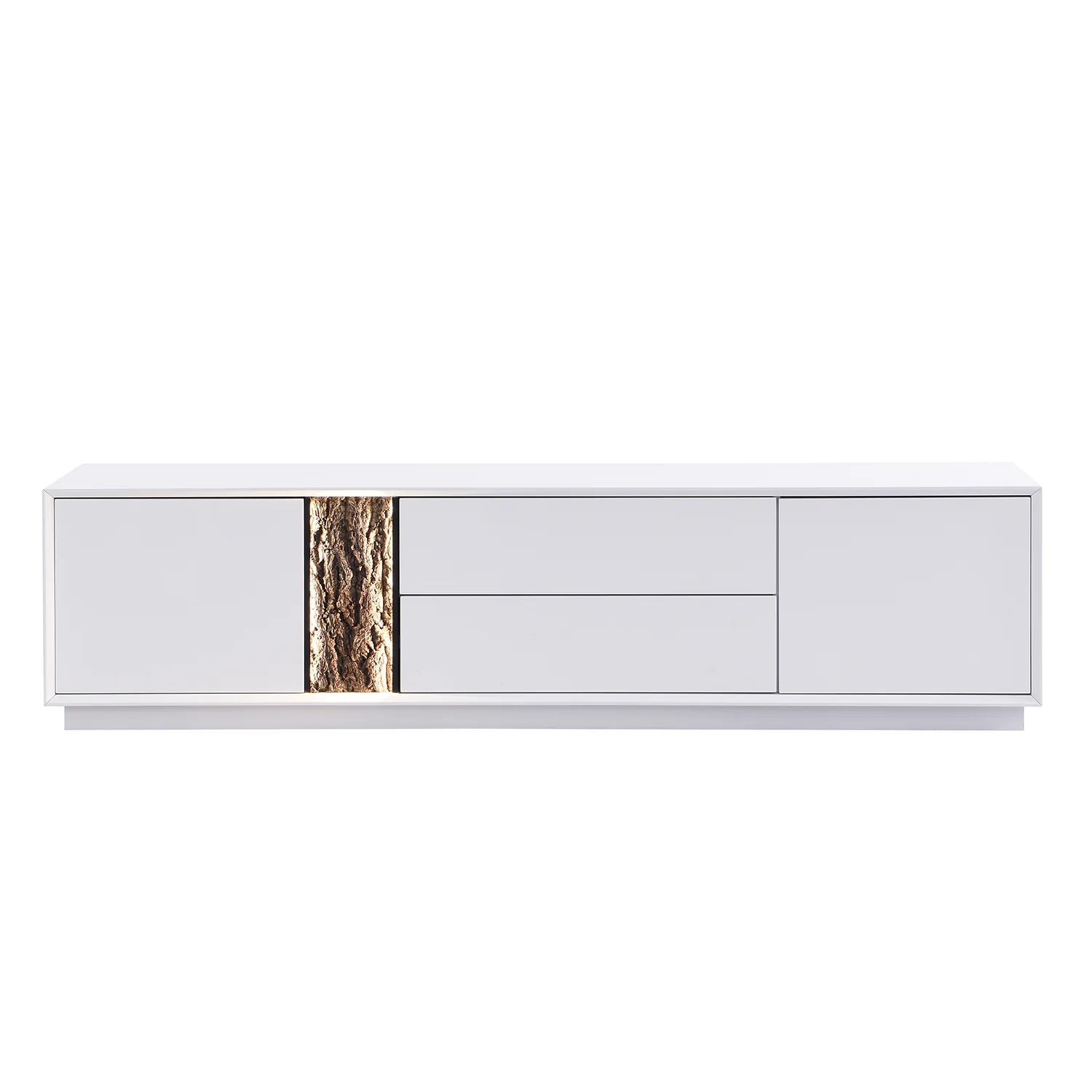 Glen Tree Bark Extra Wide LED TV Unit - Image 3