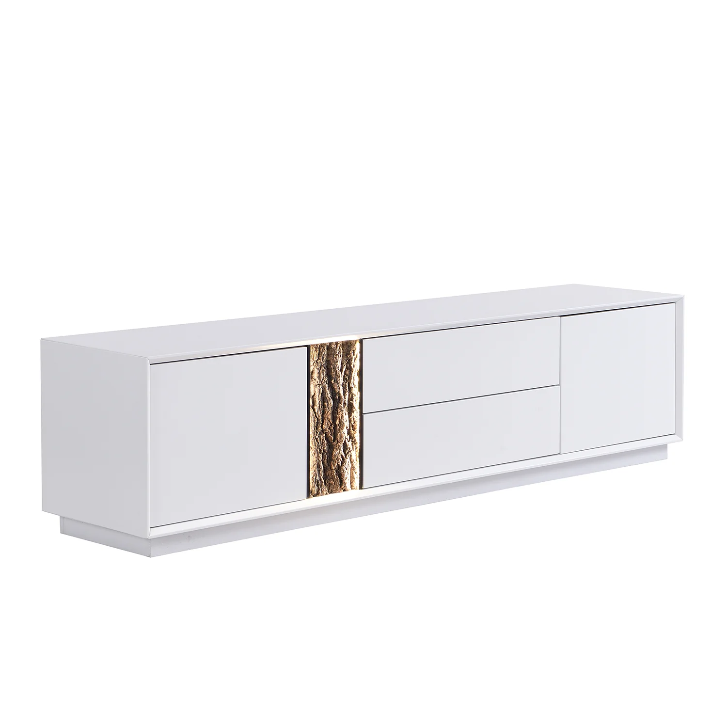 Glen Tree Bark Extra Wide LED TV Unit - Image 4