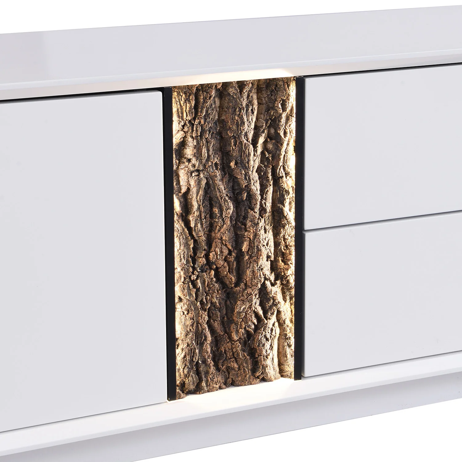Glen Tree Bark Extra Wide LED TV Unit - Image 9