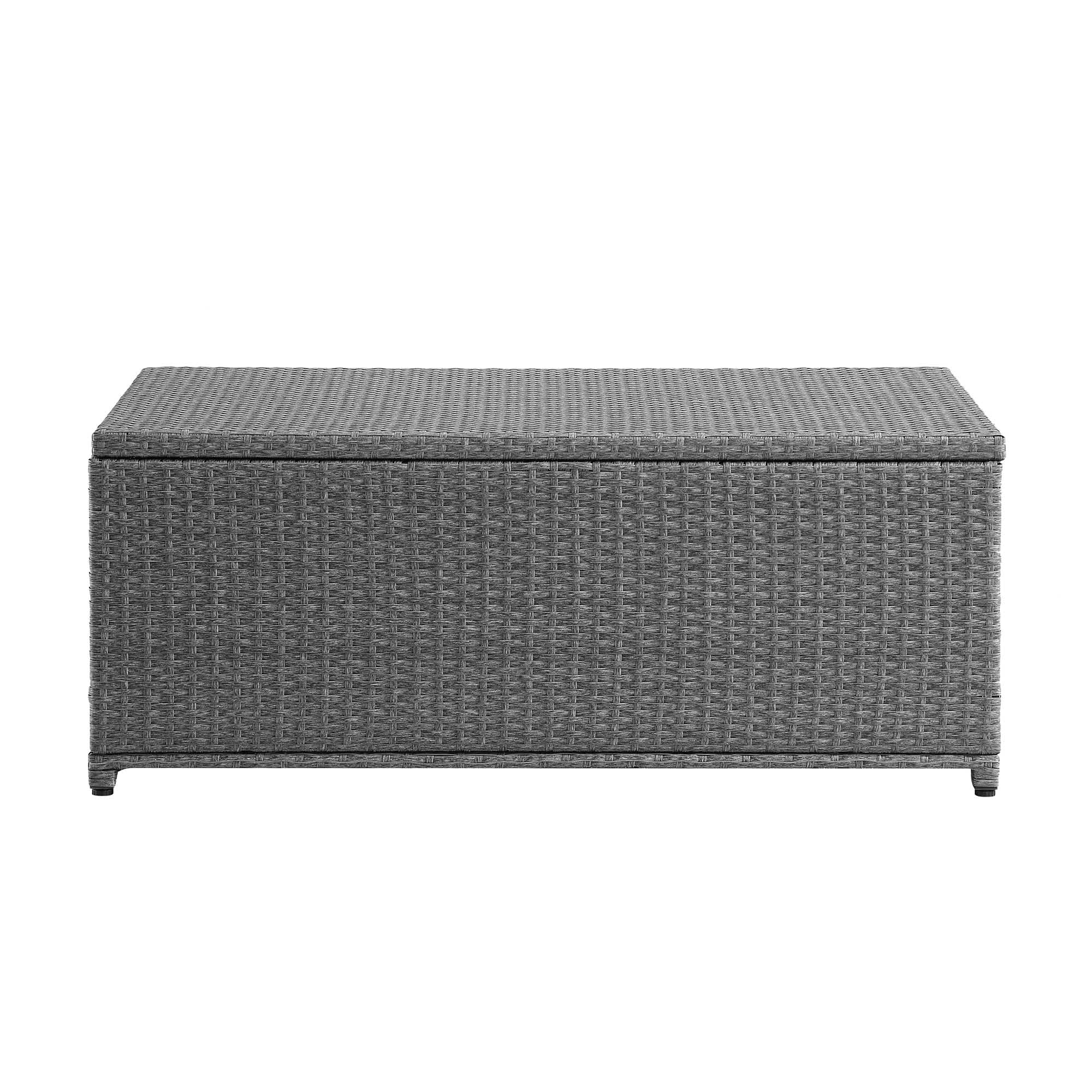 Granchester 120cm Rattan Storage Box, Grey - Image 5