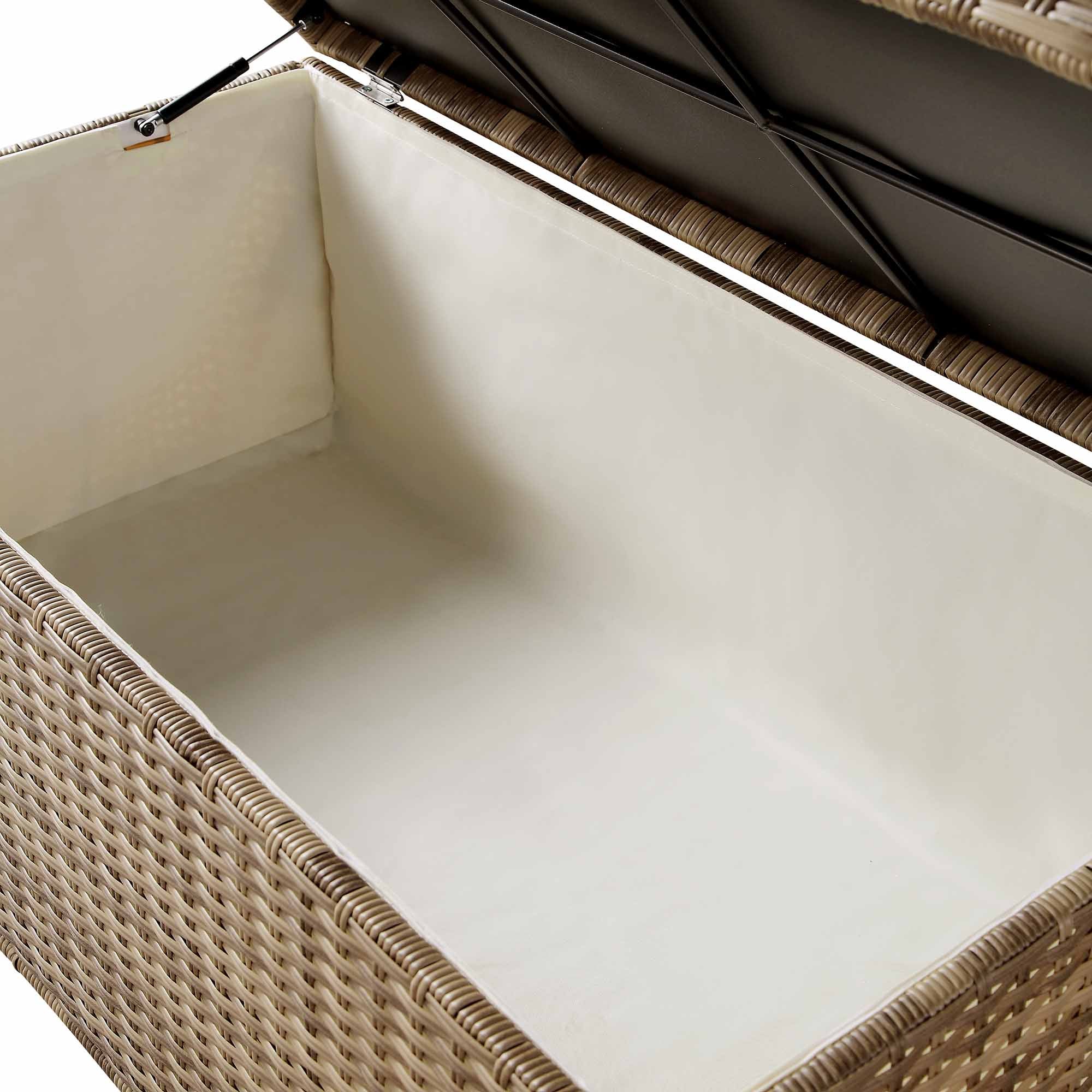Granchester 120cm Rattan Storage Box, Natural - Image 7