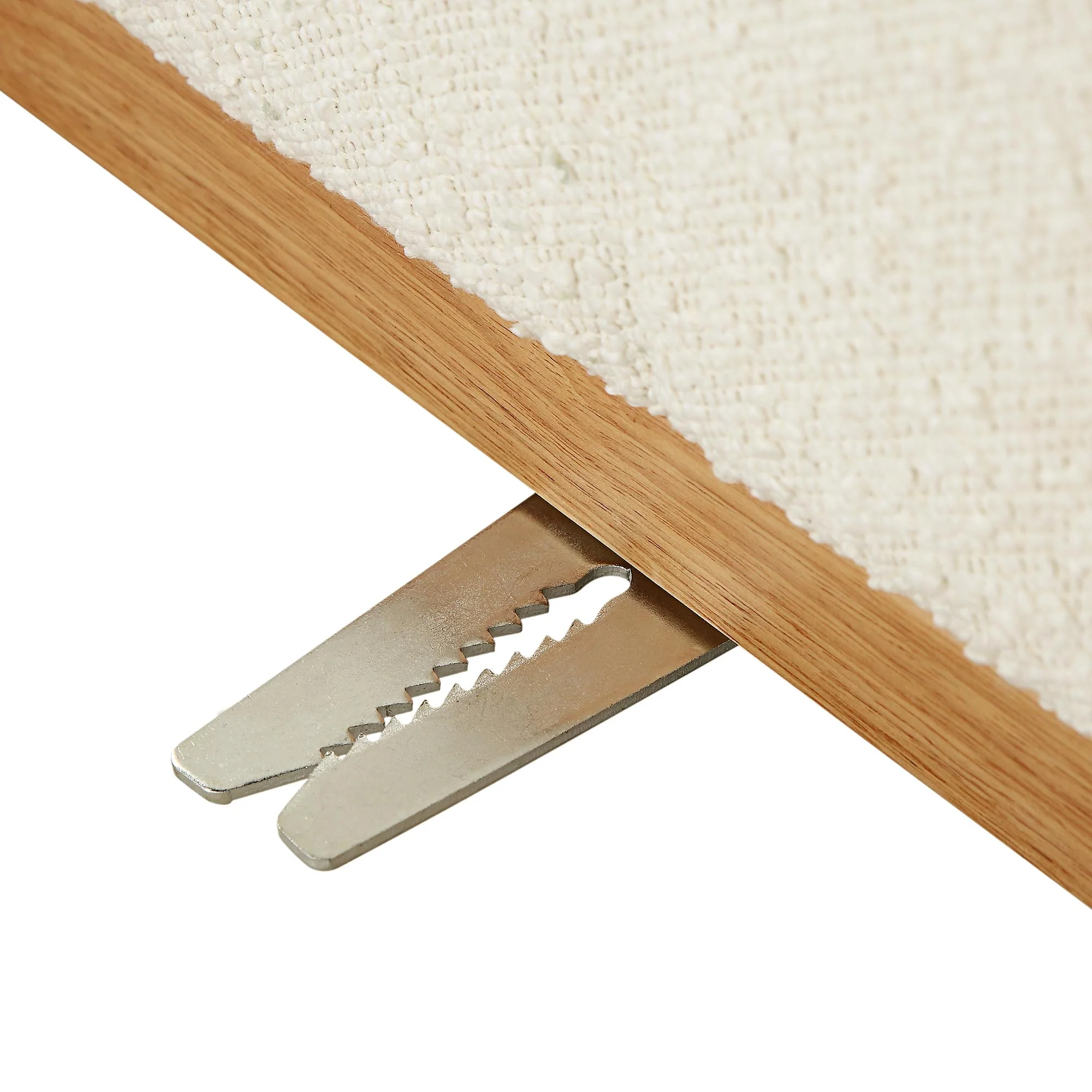 Granvia Ecru Boucle Modular Sofa, 3-Seater Curved Sofa - Image 11
